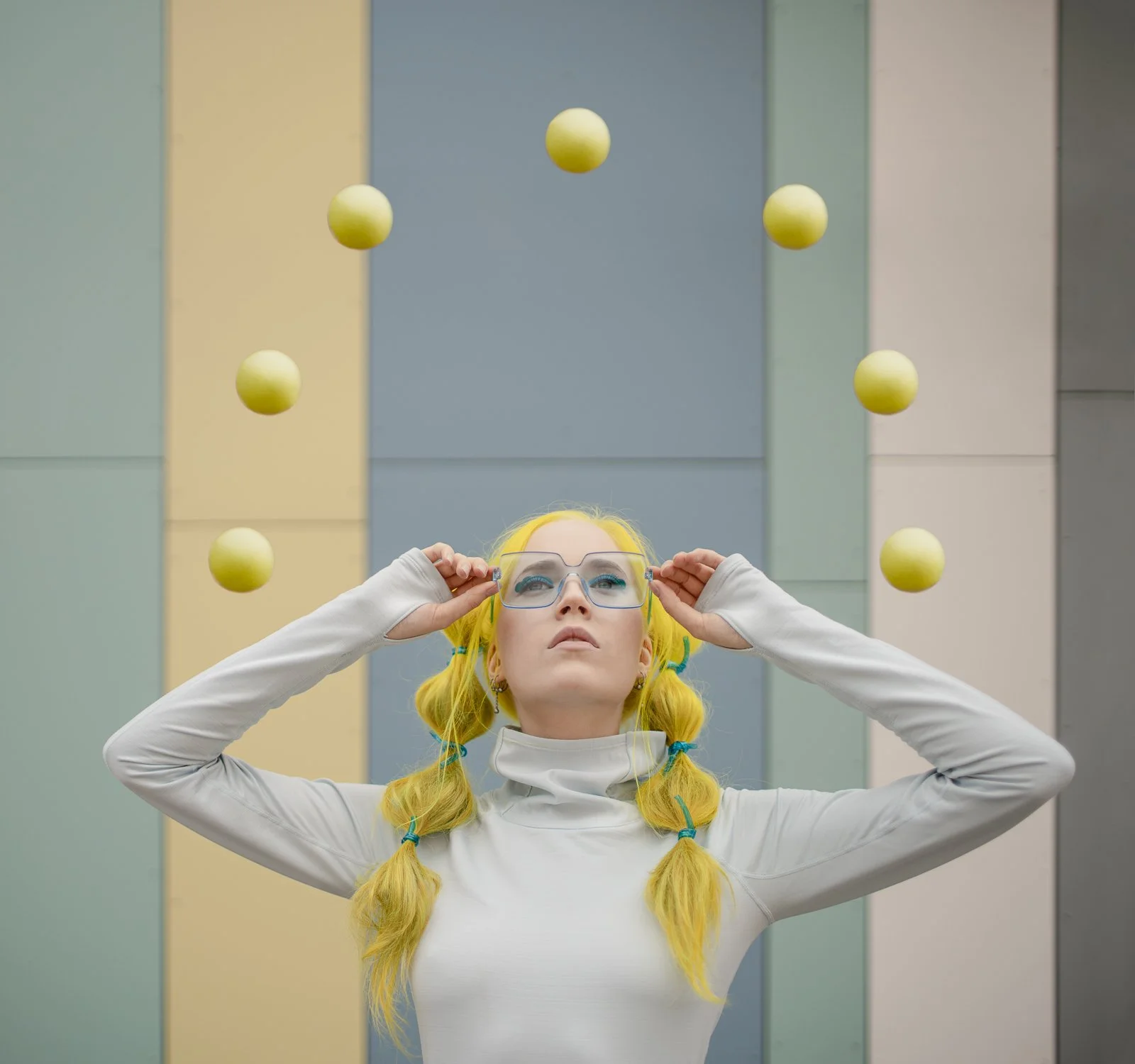  
 Title: 
 
The Future Is Bright 
 Story & Message:   
No point in stressing about it. It's coming anyway. So look boldly into the future and be ready for anything.
 