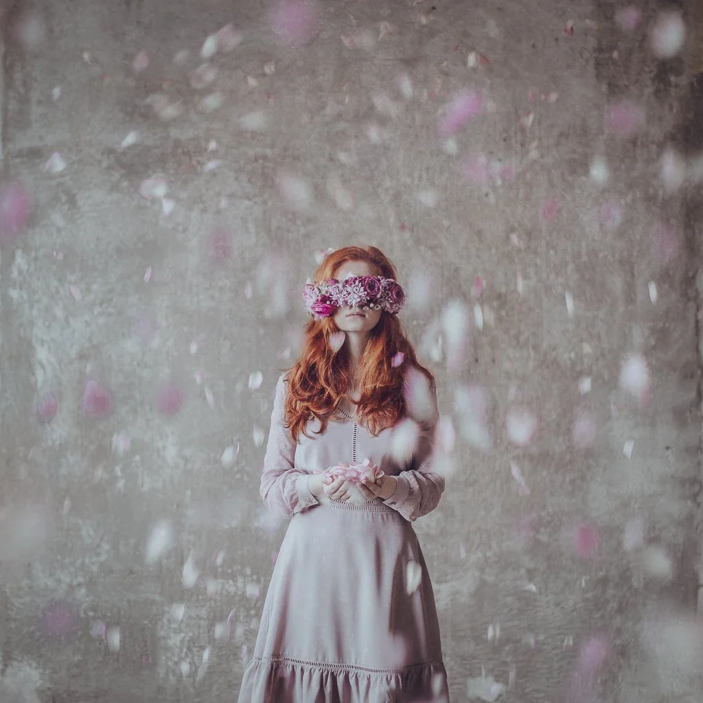  
 Title: 
 
Petals 
 Story & Message:   
The morning was her favourite part of the day. Having a cup of coffee while listening to all the birds outside singing their wake-up song, calmly taking deep breaths to feel the fresh start offered by the ris