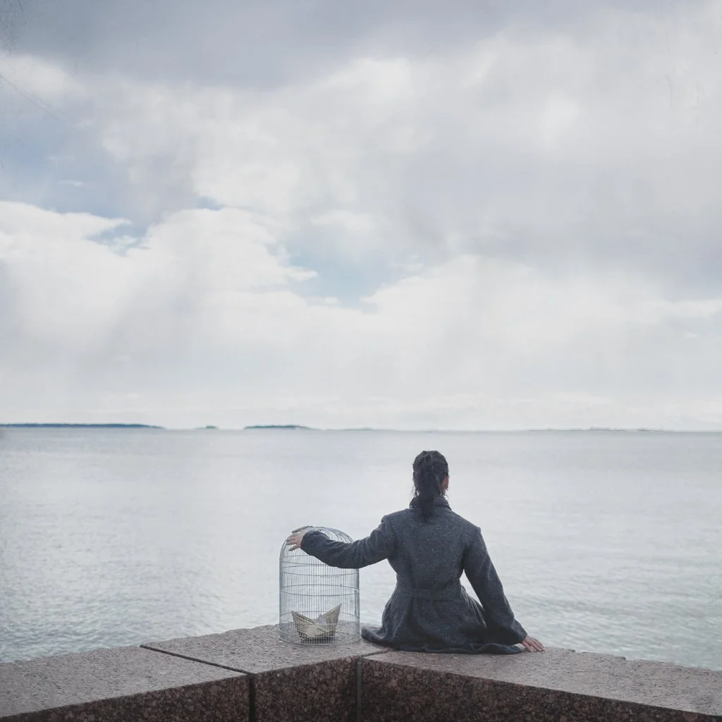  
 Title: 
 
It's Only Mine 
 Story & Message:   
It is still. A rare moment when there's almost no movement on the surface of the sea. It's a perfect time now. She knew it. No bad signs, nothing to fear. Yet, something was holding her back. Tightly,