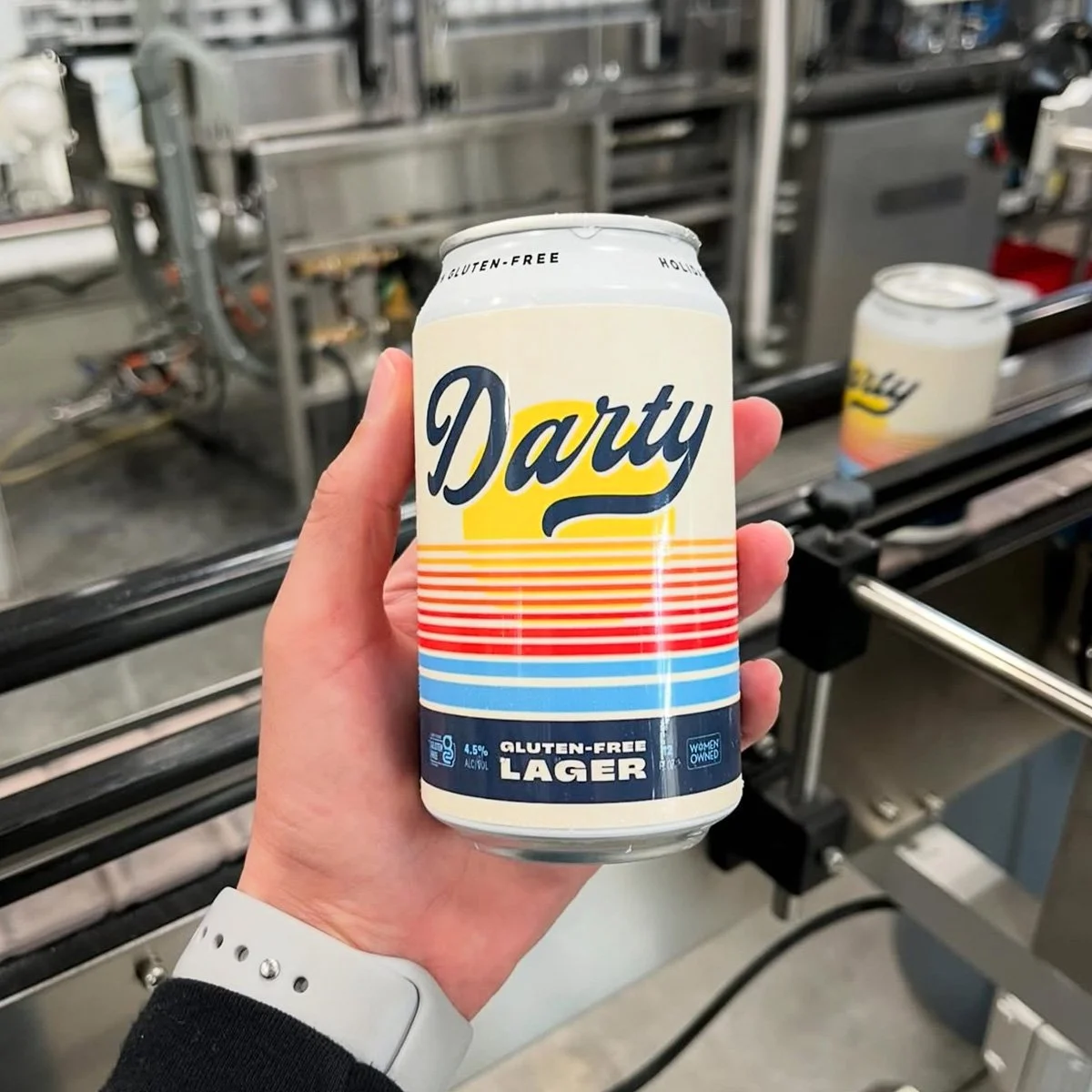 Darty beer label for Holidaily