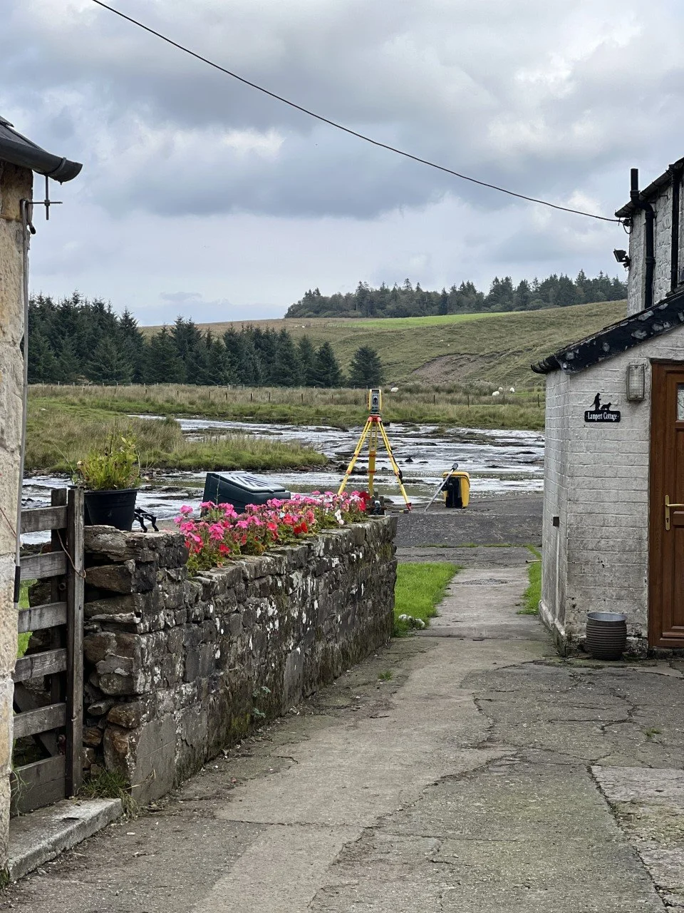 River sections surveyed in Northumberland
