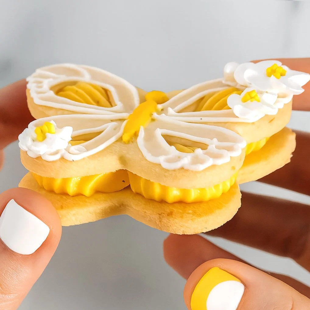 These Lemon Butterfly Cookies Have Everyone Talking