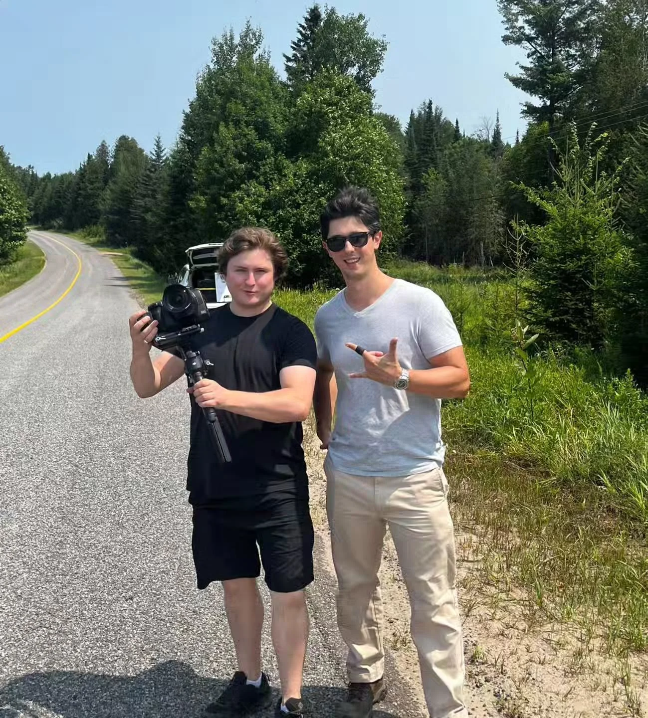 First day on set for Cap and Trade with @michael_marentette and we got lucky with the sweltering heat. 

#preproduction #scifimovies #filmset