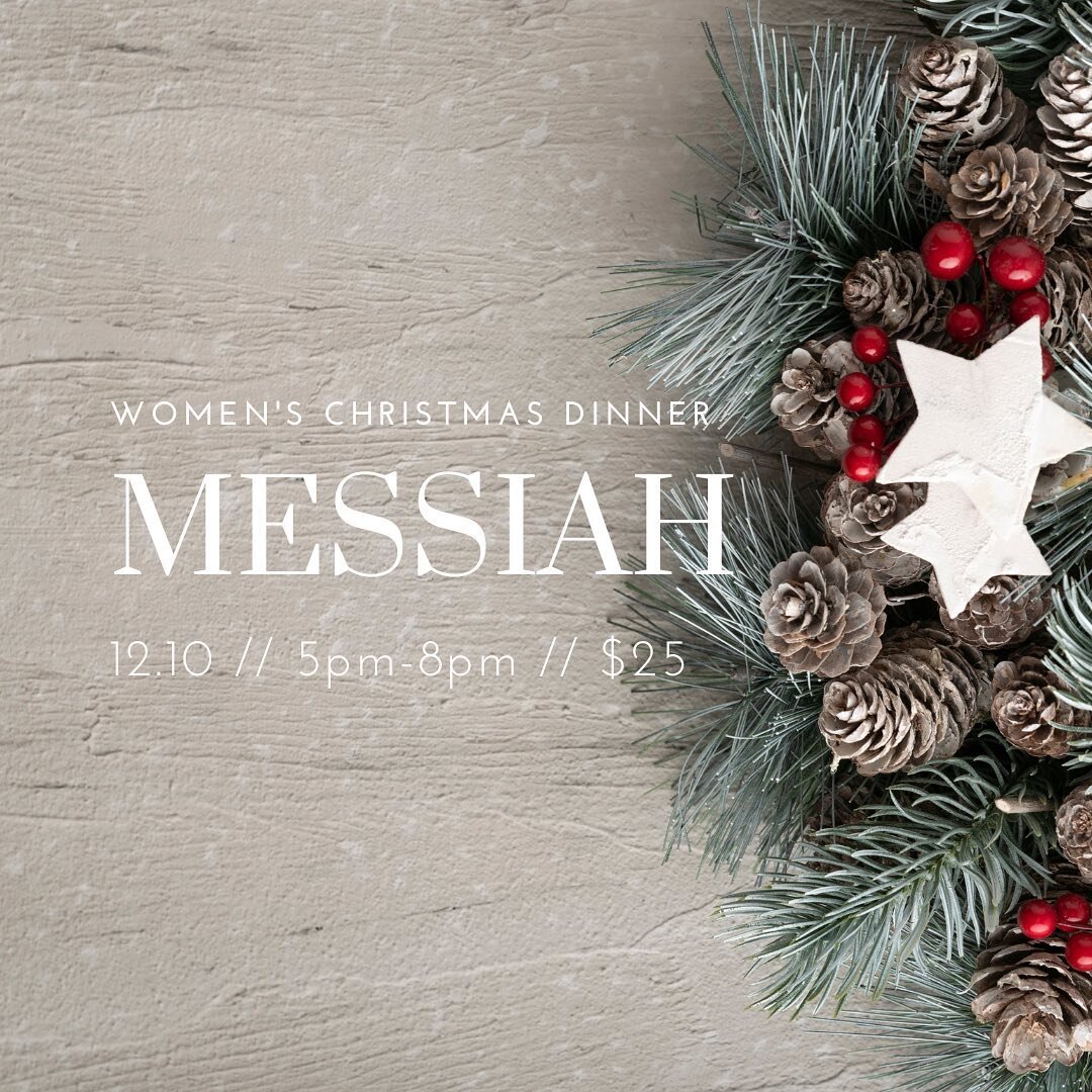 The women&rsquo;s Christmas dinner is coming up next month! December 10th mark your calendars 📆