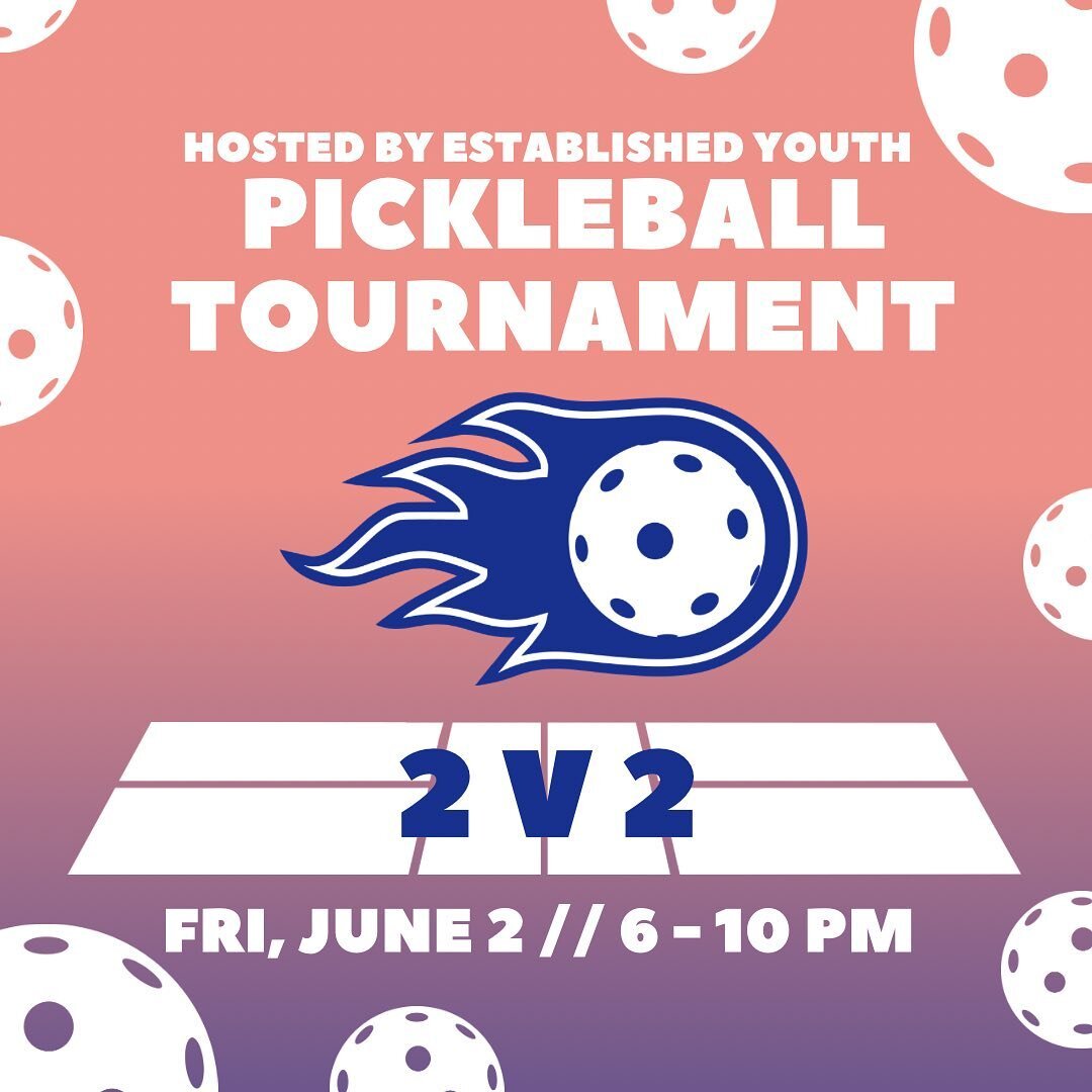 Come on out FRIDAY, JUNE 2 for our Pickleball Tournament!! Grab your best teammate and invite your friends to come play. We&rsquo;ll have a CASH PRIZE, as well as food, worship, and a message.
TO ENTER: $5 and fill out the Google Form (link in bio)
W