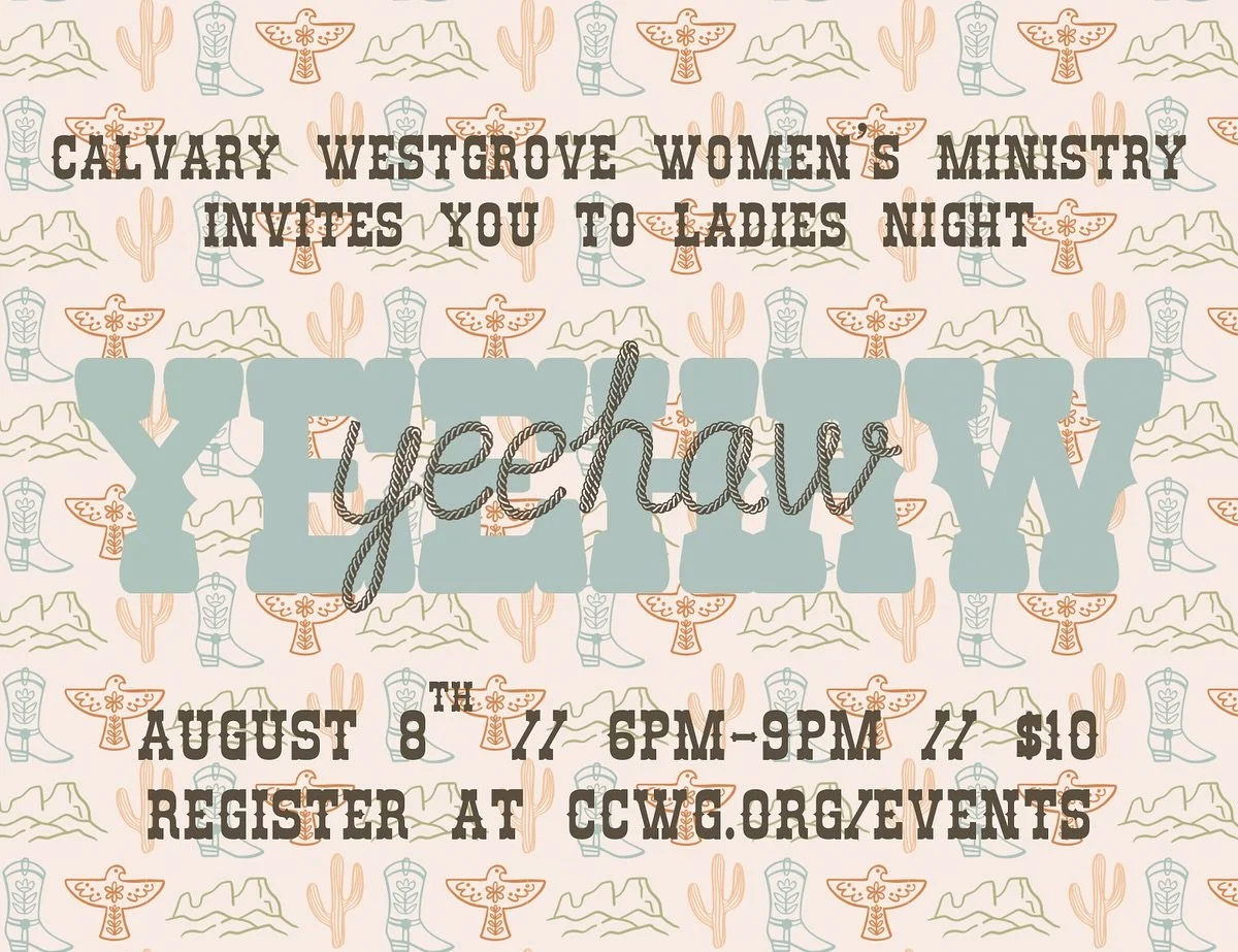 So excited for our Ladies Night dinner and line dancing on August 8th! Registration is open and limited so sign up fast while spots are still open. Childcare will be provided as well! This is a great opportunity to be in community and make some new f