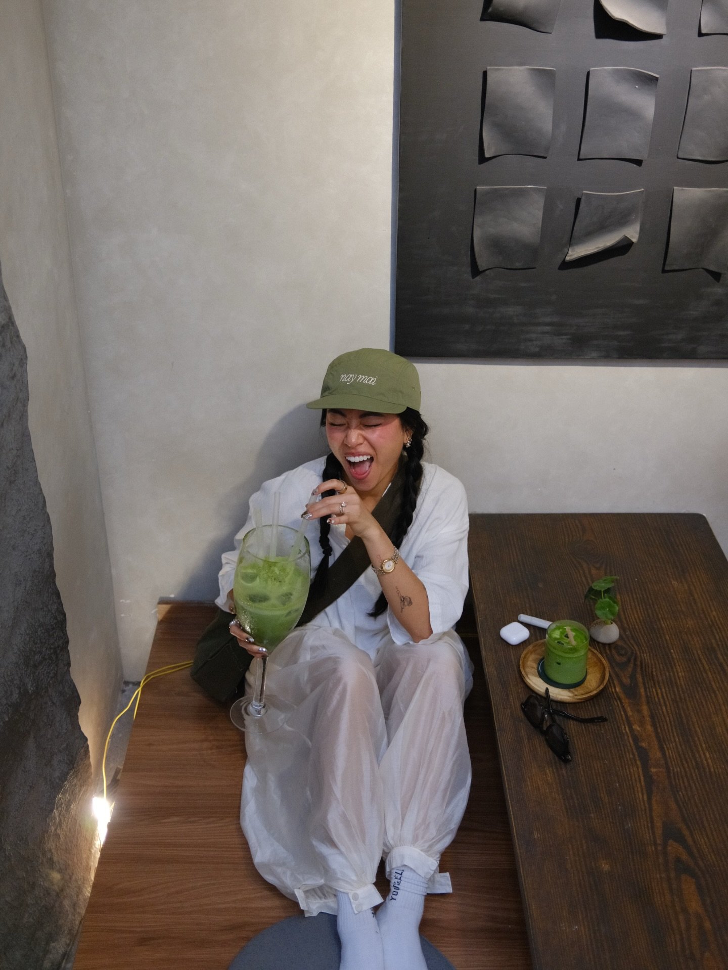 always in the mood for some greens 🍸🪩