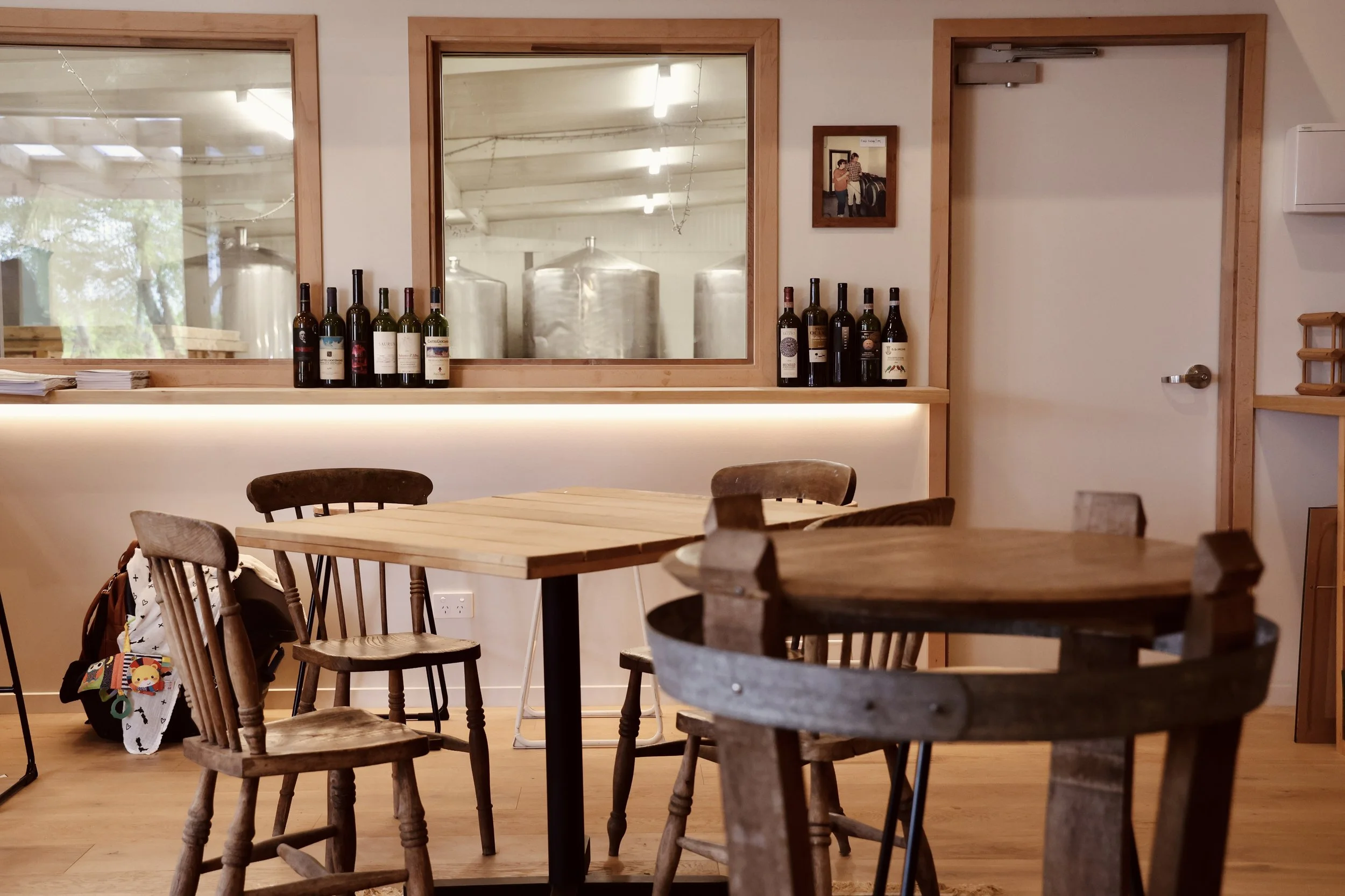 Cosy up for a wine tasting and build your own platter inside our beautiful Matakana tasting room.