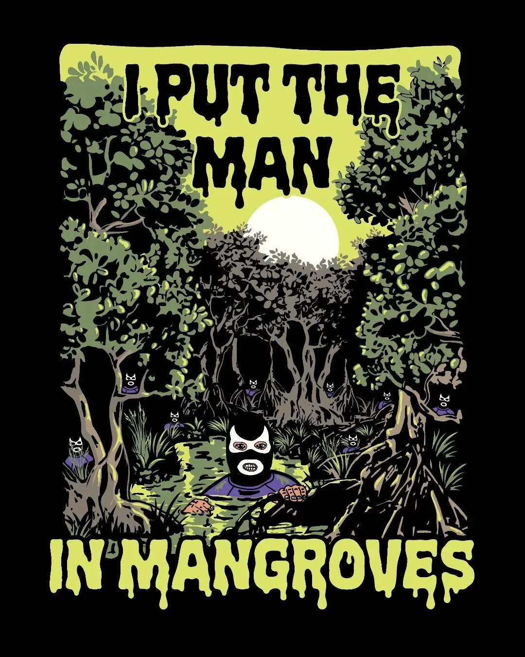 We've been deep in the mangroves, working closely with the good people at @drmoosetshirts on their latest Powerfish merch. This tee has emerged from the depths and is now live on their website. Strike fast - limited stock ⚡