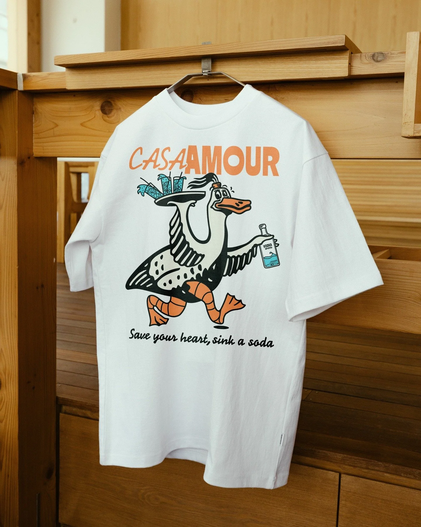 Here&rsquo;s a sneak peek at one of our recent graphics for the up and coming Casa Amour. We&rsquo;ve put together a solid lineup of four different tees for their first drop and can&rsquo;t wait to see it all come to life. Stay tuned, sink your soda,