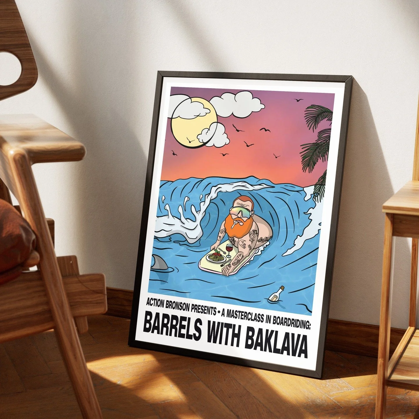 Bronson poster available now! Visit our shop through our link in bio. 🌴