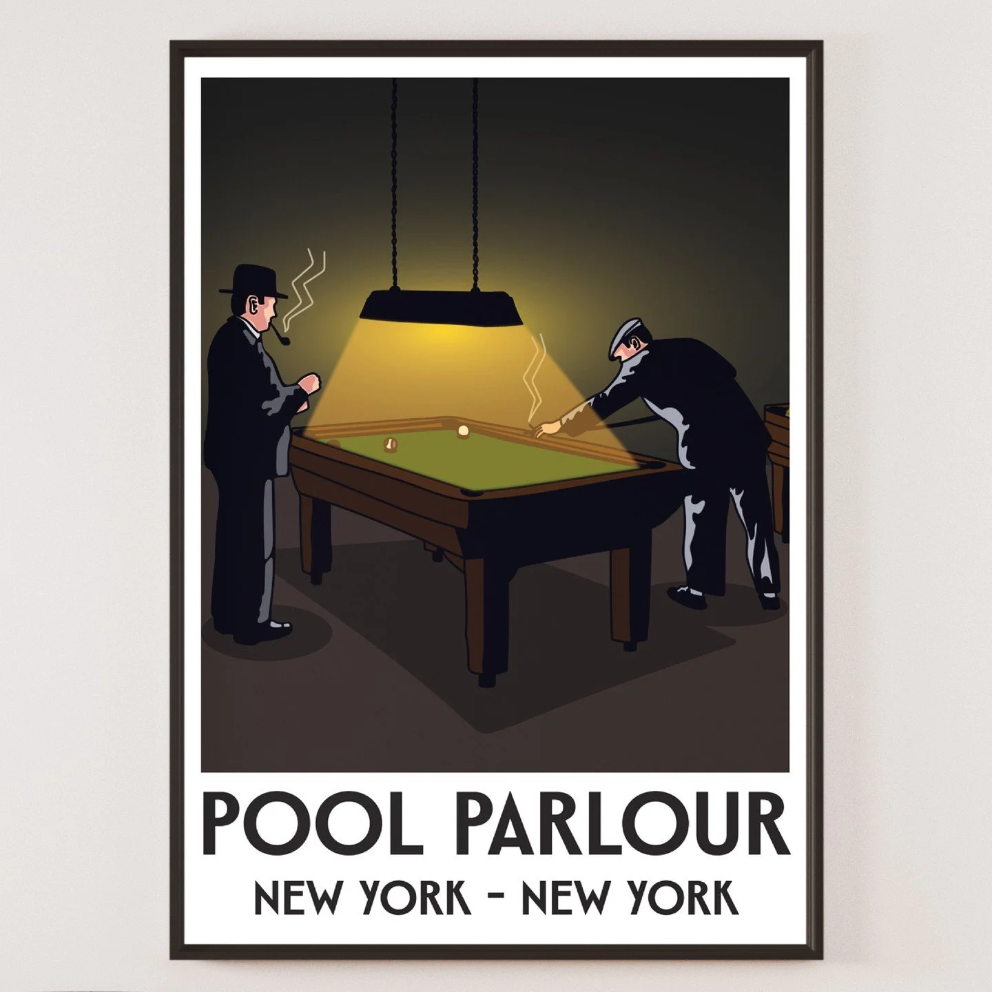 New pool parlour print hot off the press. Available now on our brand new Etsy shop. Visit our shop via the link in bio. 

🎱