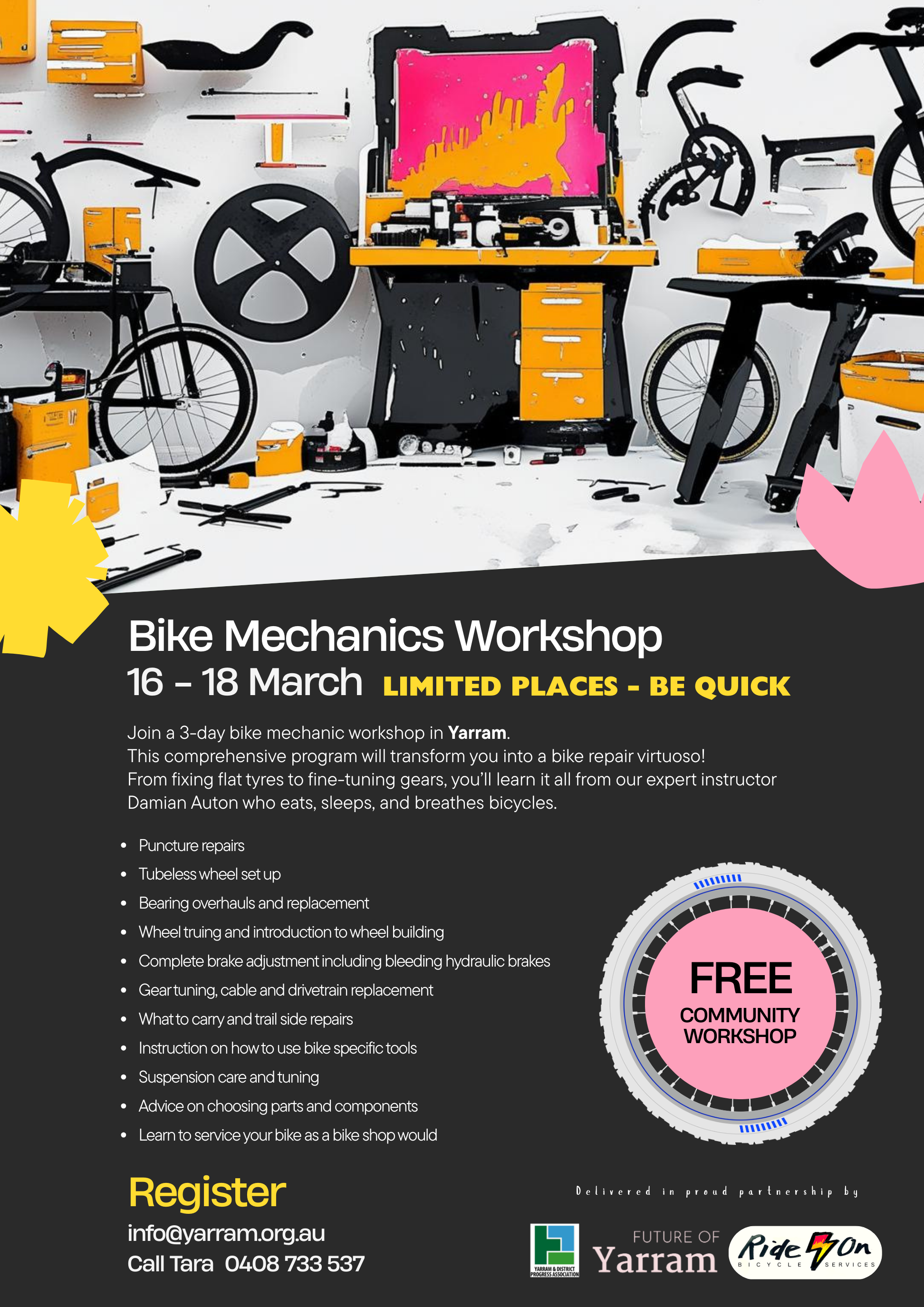 Bike Mechanic 3-day Workshop