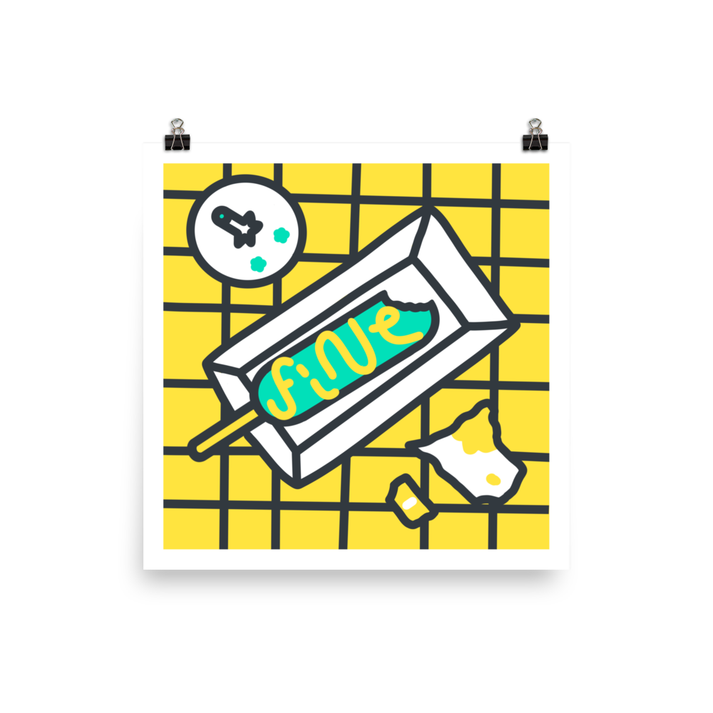 A fine lunch | art print