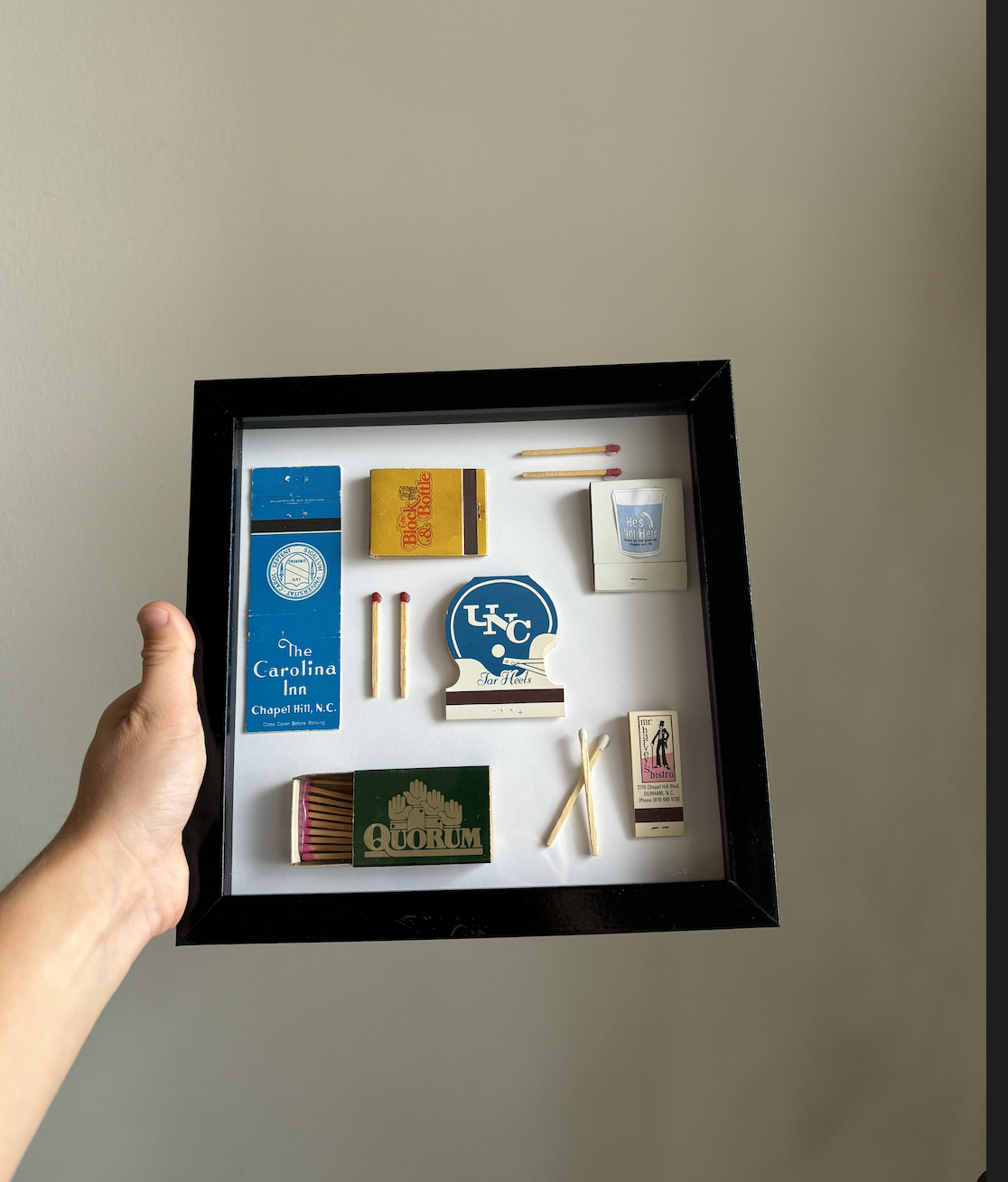 UNC Matchbook Frame