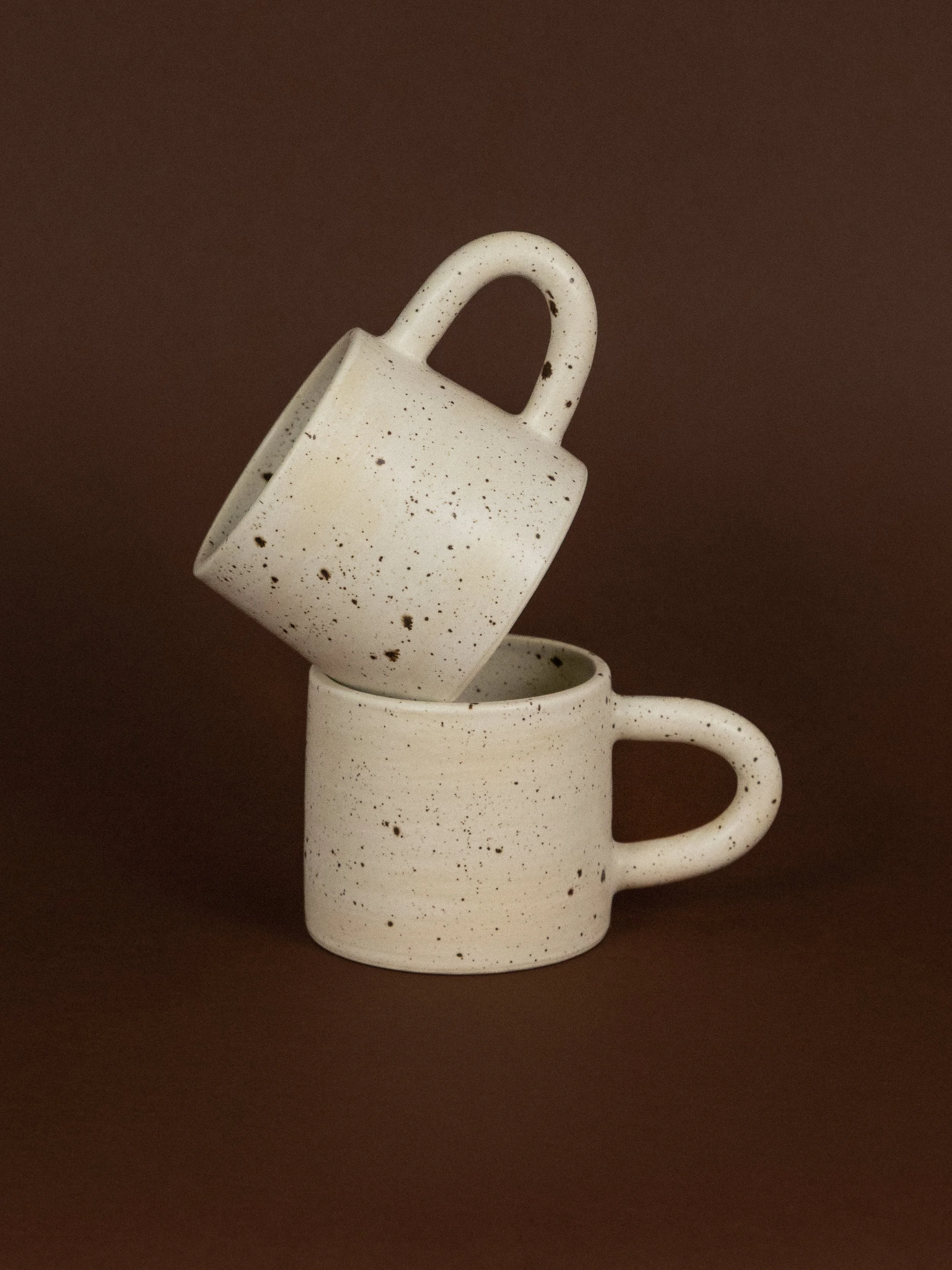 Brown speckle mug handmade by Natalya Jane Ceramics