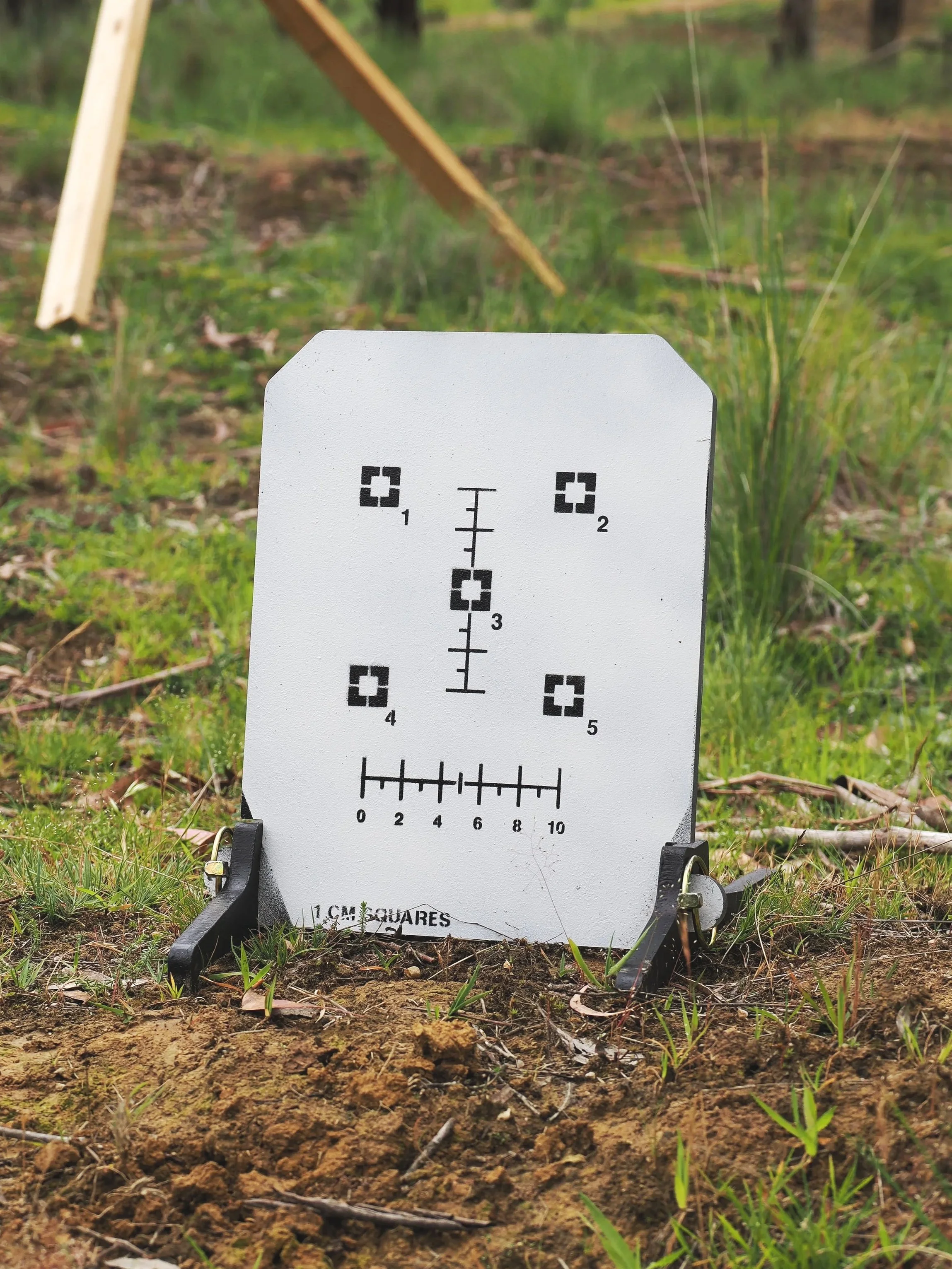 simple steel zero target