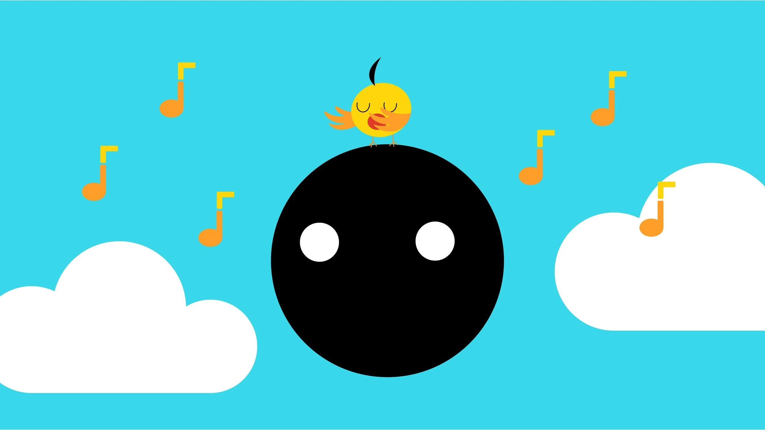 These are concept frames I've made before I started animate the video. 