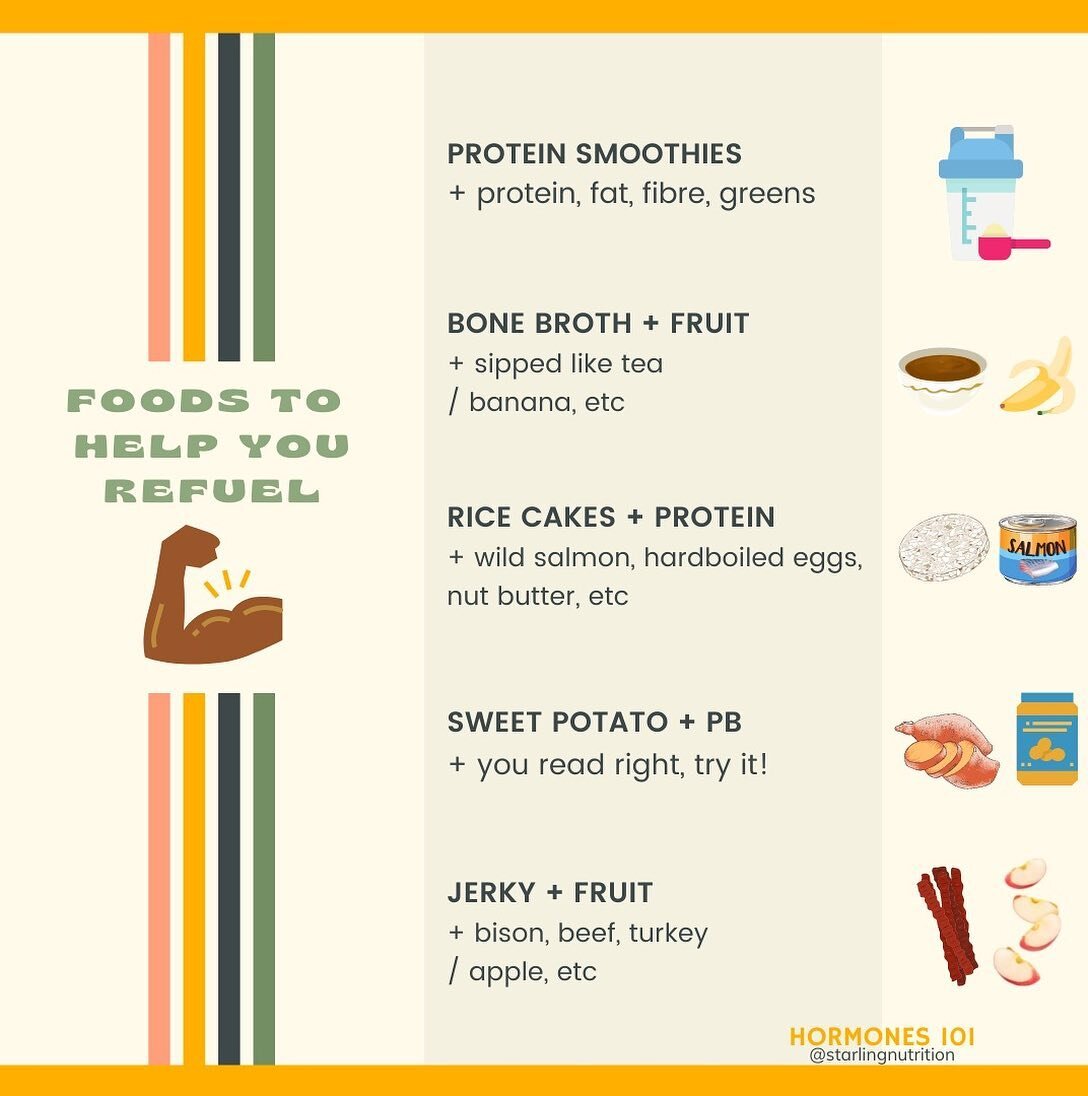 In the follicular phase, when energy is on the rise, we&rsquo;re naturally inclined to move our bodies more - and when we move more, we need more fuel!

When you&rsquo;re working out, your muscles use up their stored glucose (glycogen) - this is the 