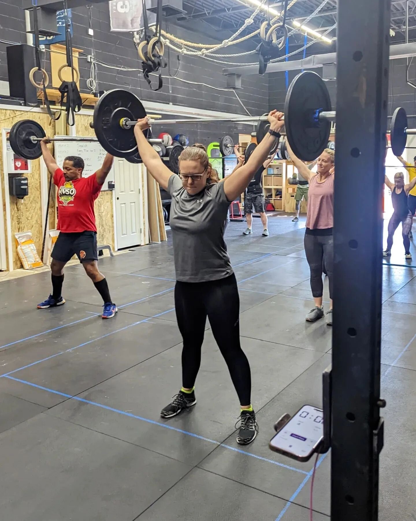 Congrats to March Committed Club member Abby R @reigleas ! Abby is a regular in the noon class... And then will go run 9 miles the same day. Crazy committed. 
.
#consistency #crossfitaffiliate #committedclub