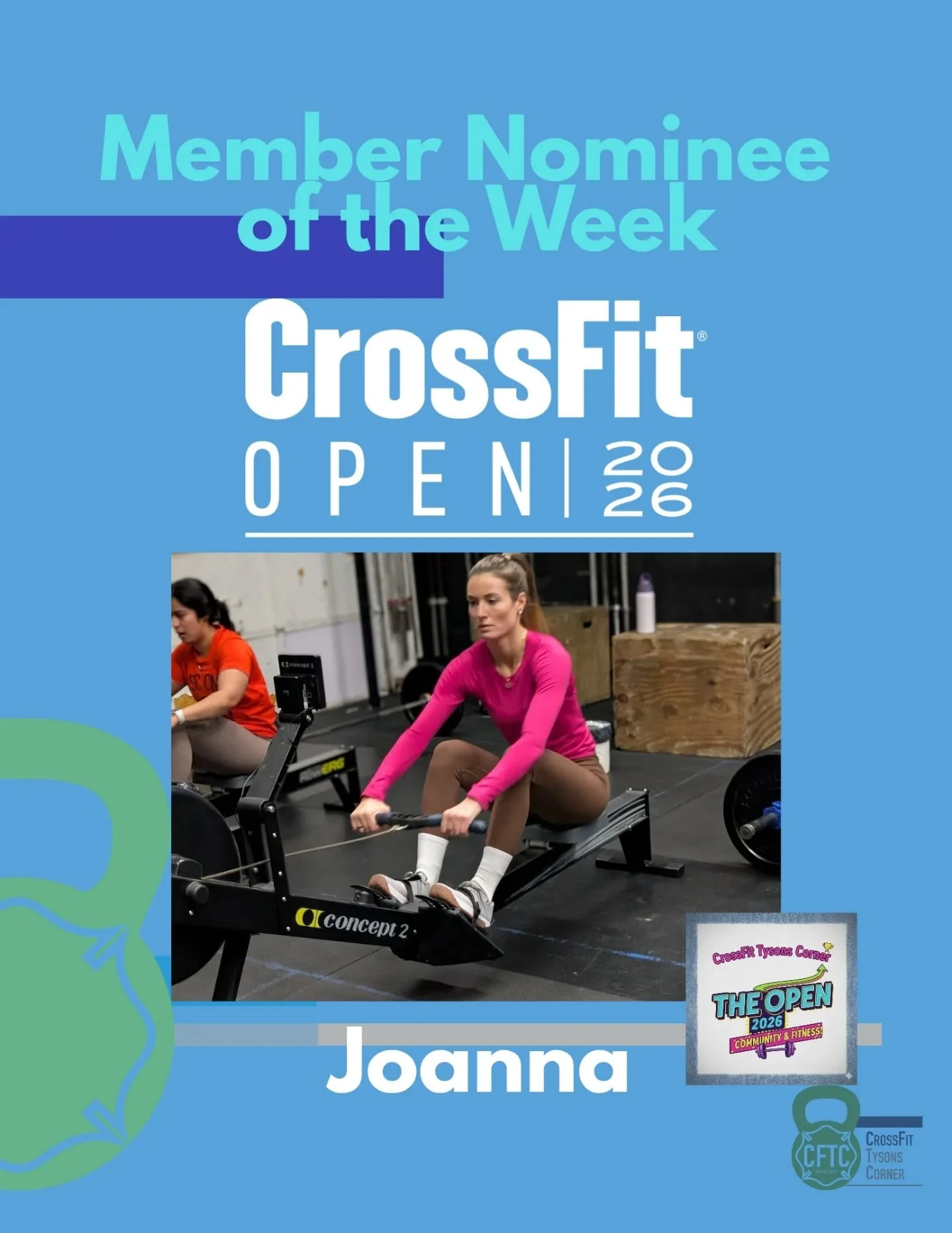 We&rsquo;re officially kicking off our Open nominations, and our first pick is Joanna @jojolundi. Open nominations are a chance for CFTC to give a gentle nudge to join the Open. We encourage other members to sign up to join the Open crowd.
.

​This w