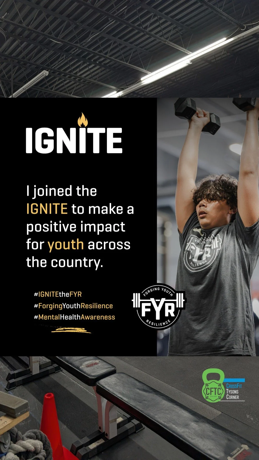 This May is Mental Health Awareness Month, and at CFTC, we believe fitness is about more than just the physical&mdash;it&rsquo;s a foundation for community, strength, and hope.

We are proud to support @forgingyouthresilience and their mission to pro