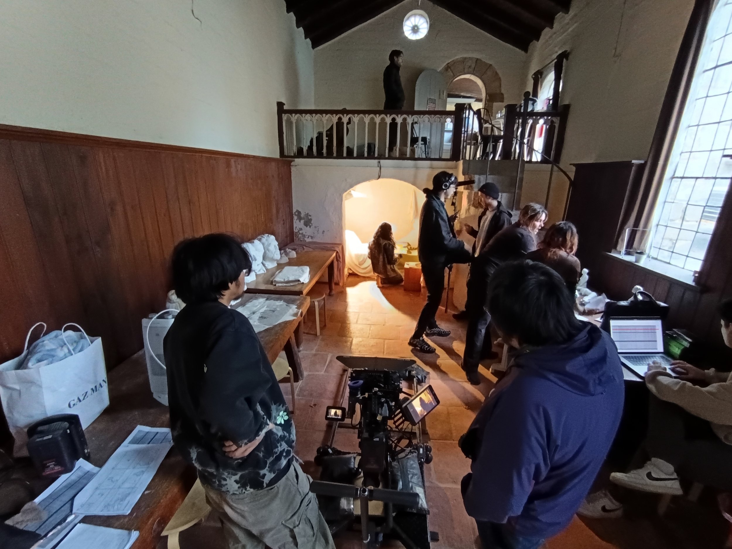 You can see my light hanging out in the archway.