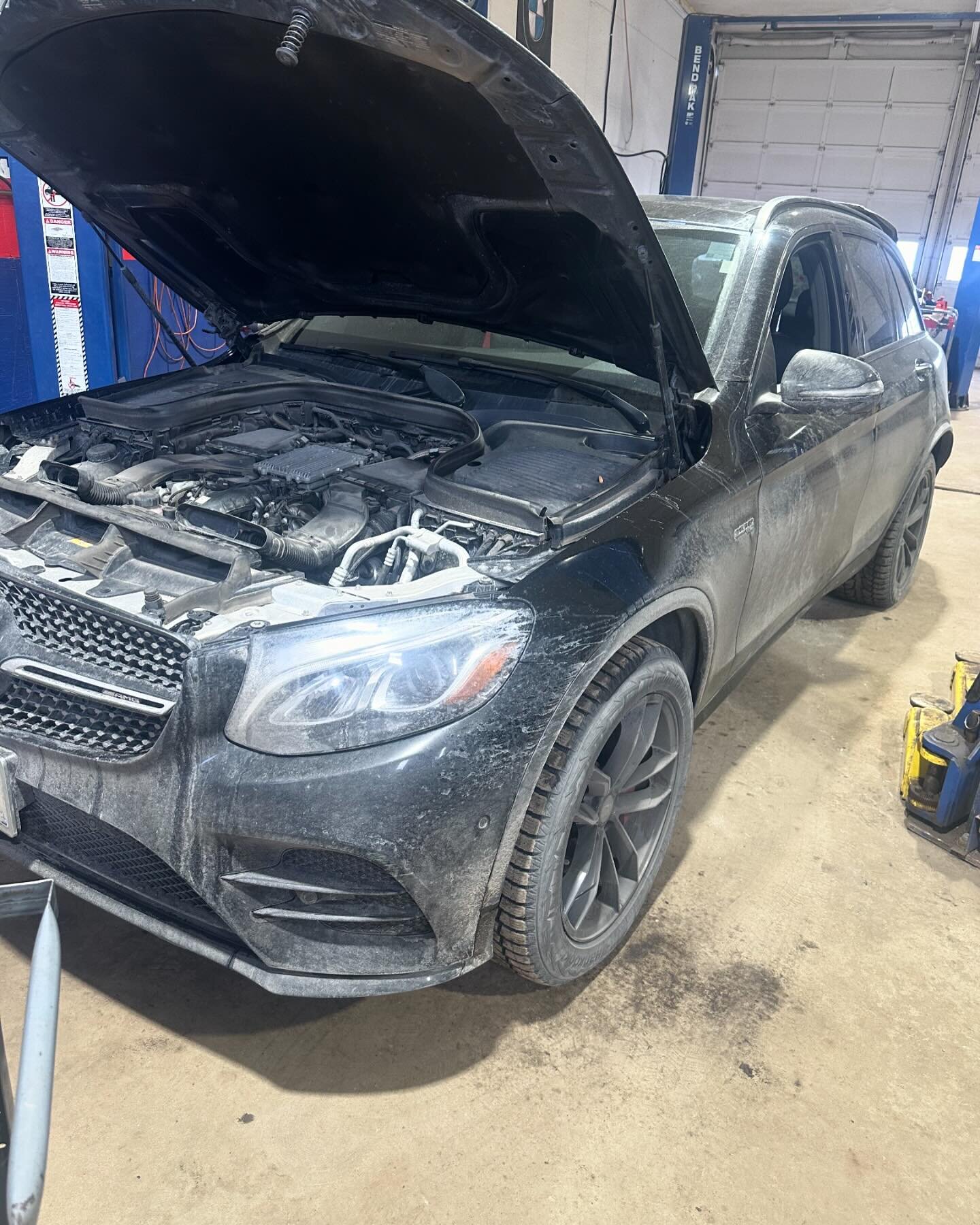 2019 GLC 43 AMG came in for a tune up! Replaced all 6 spark plugs 🔥