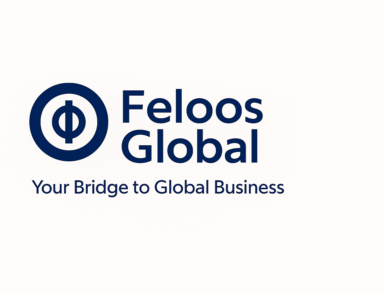 Logo of FELLOWS Global with tagline 'Your Bridge to Global Business'