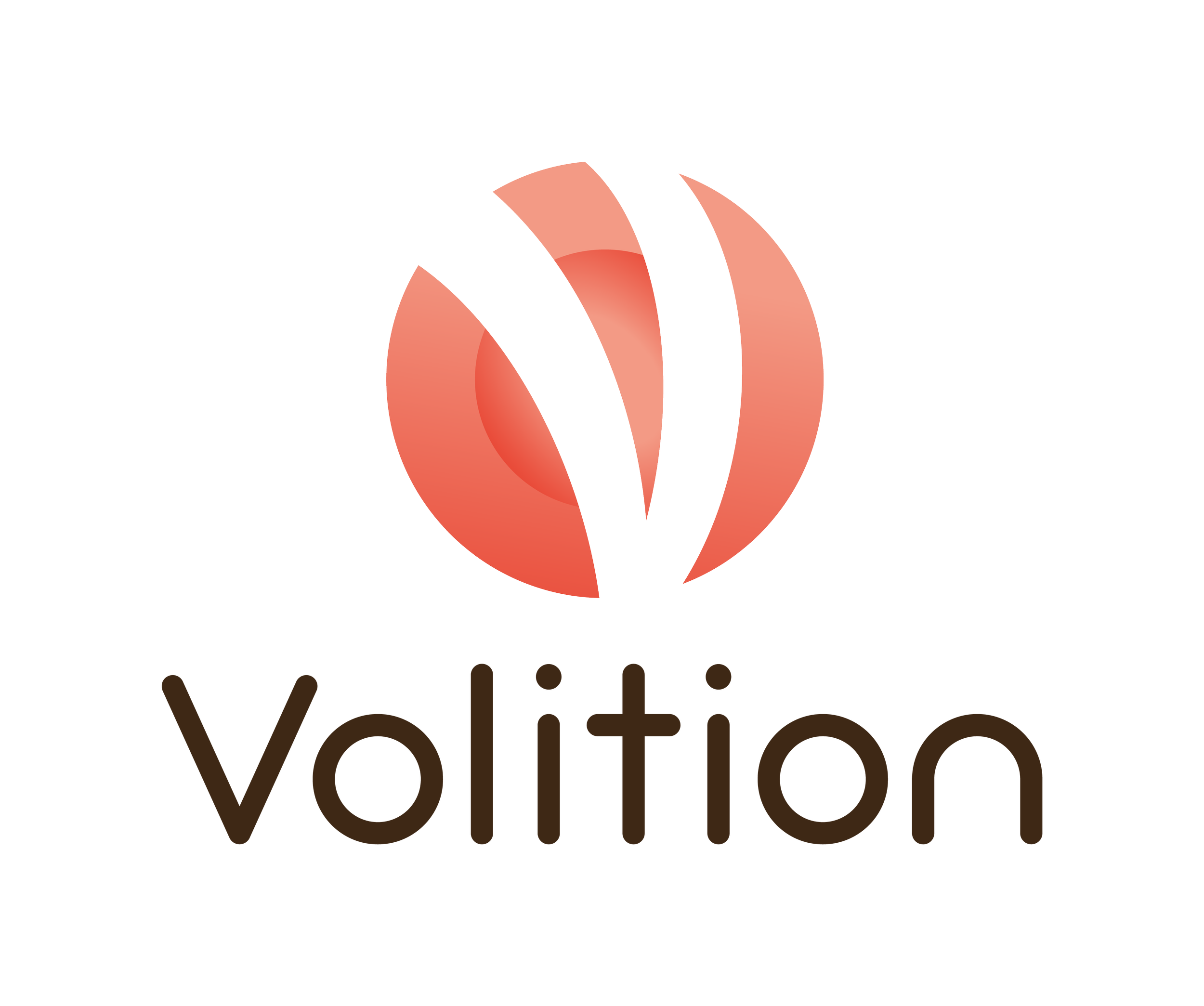 Logo of Volition. Red and white stylized flame logo with the words 'Volition' underneath.