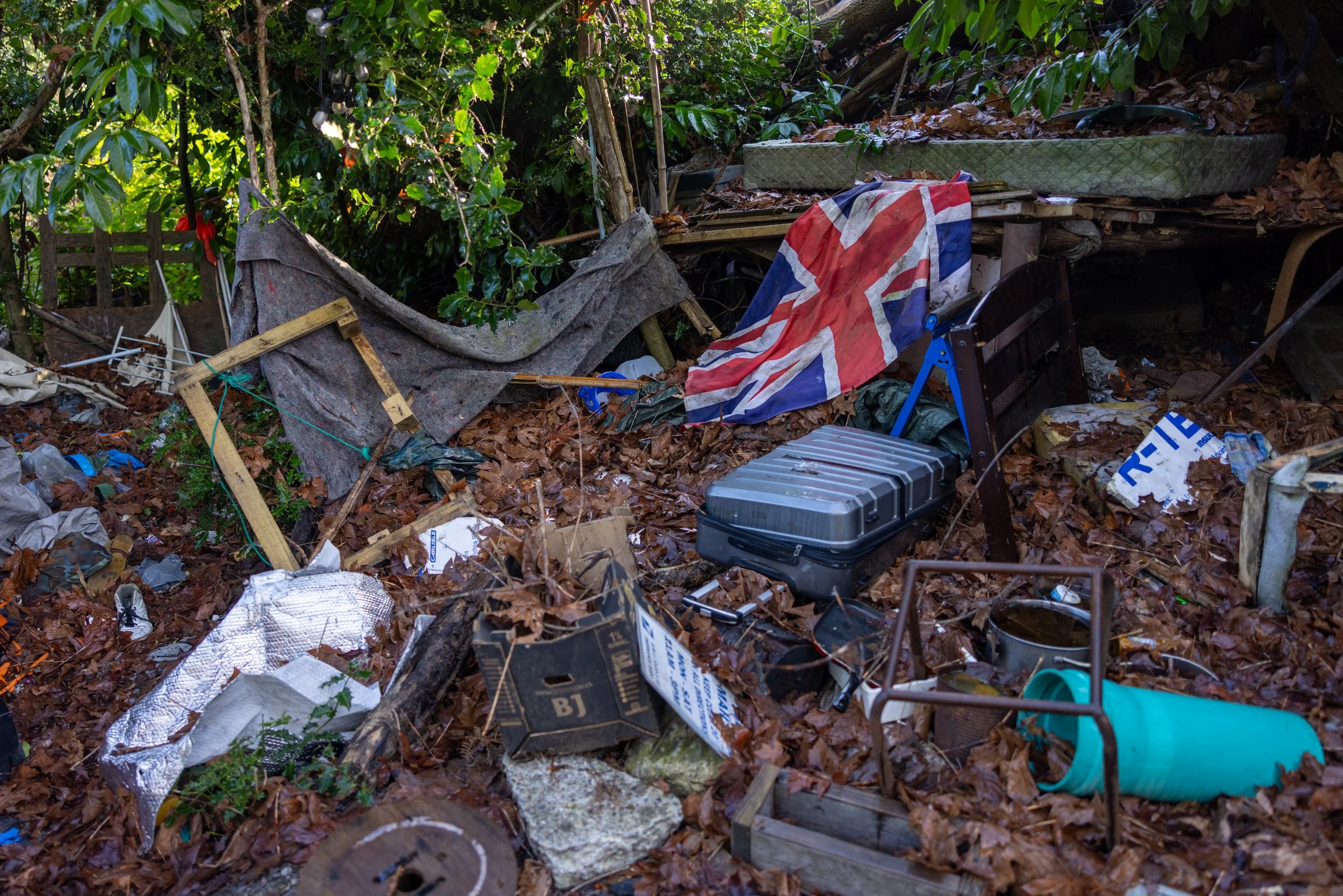 Native Family Learning Lodge Cleanup, Day 2