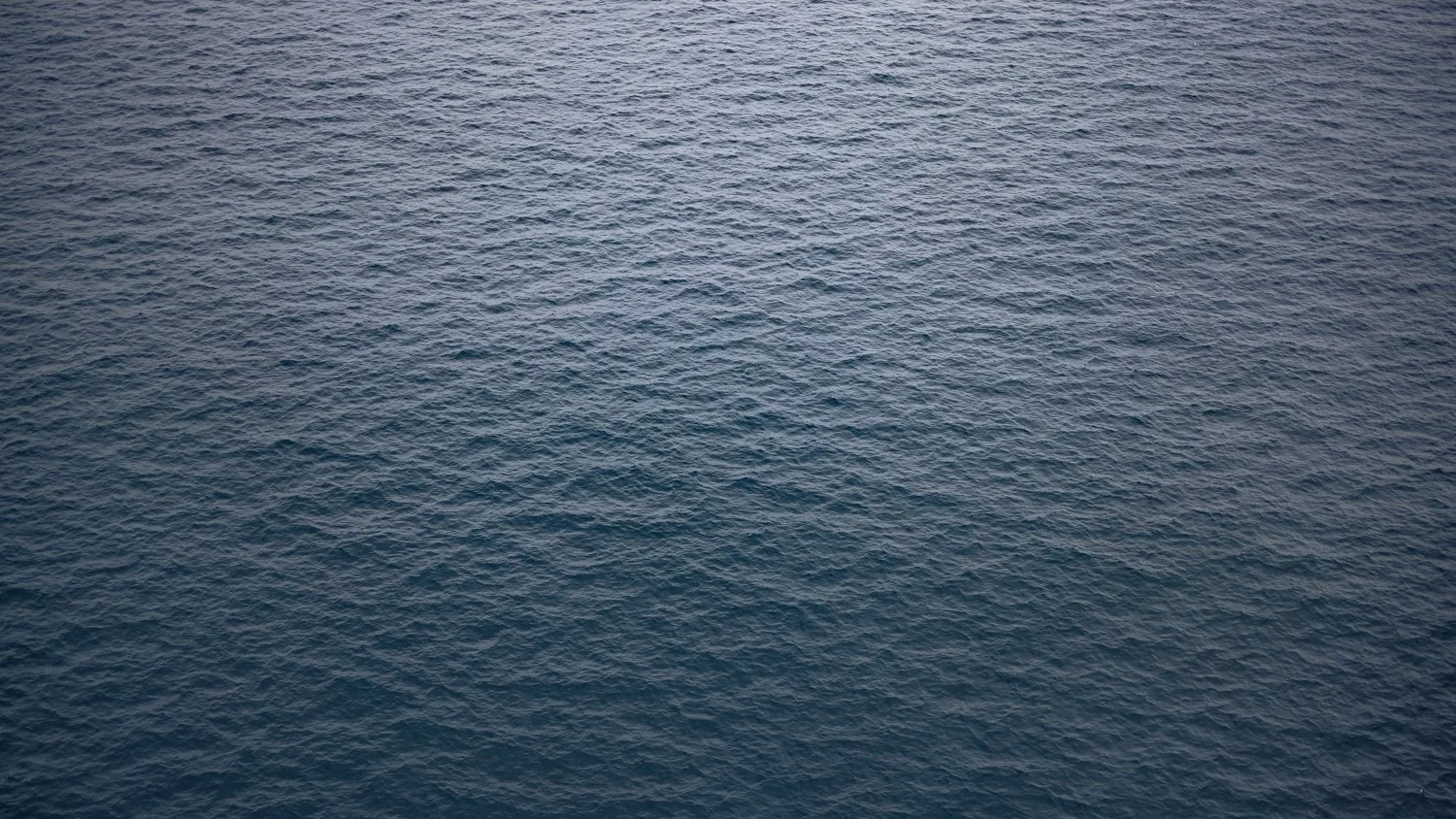 The image shows an expanse of blue ocean water with gentle waves.