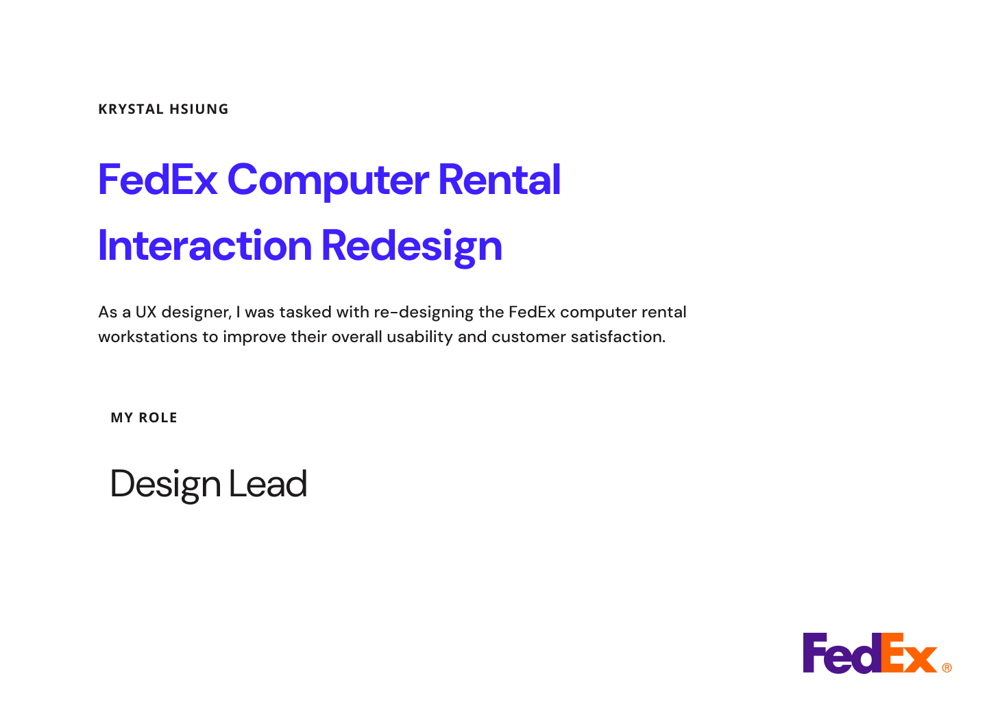 FedEx Computer Rental