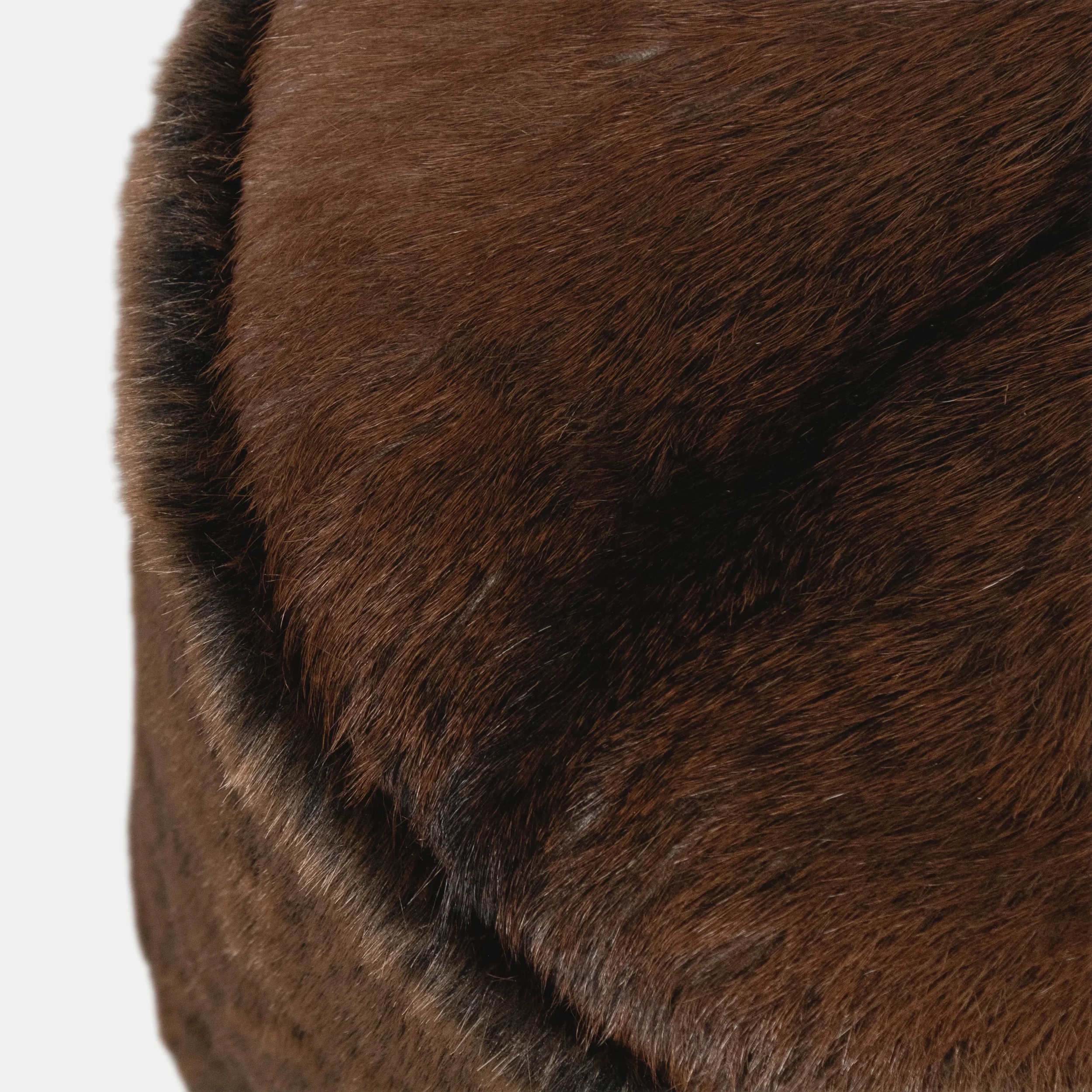 Safari Tall Ottoman - Leather & Faux Fur Brown (5).webp