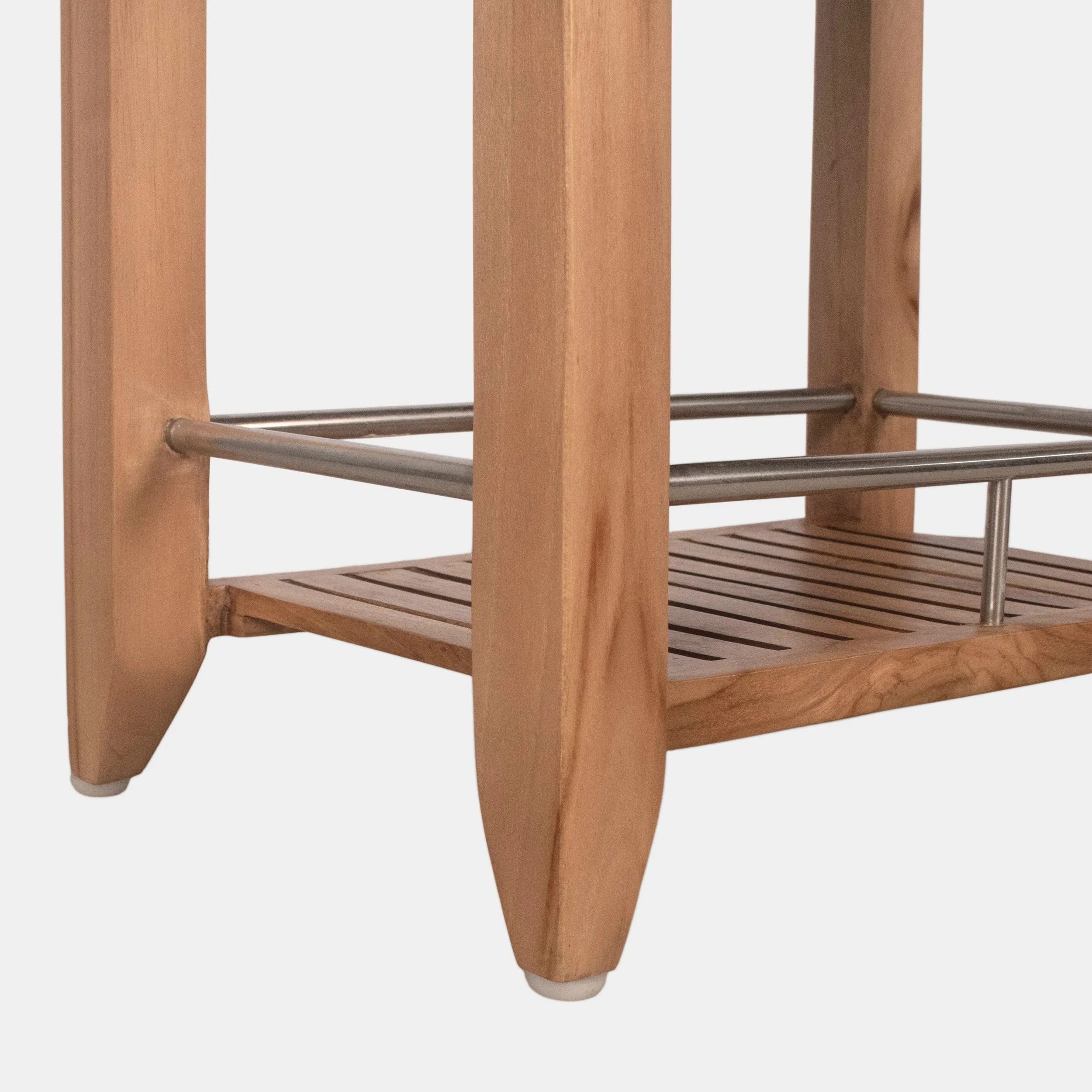 Denisa Stool W Stainless - Teakwood Natural Waterresistance (2).webp
