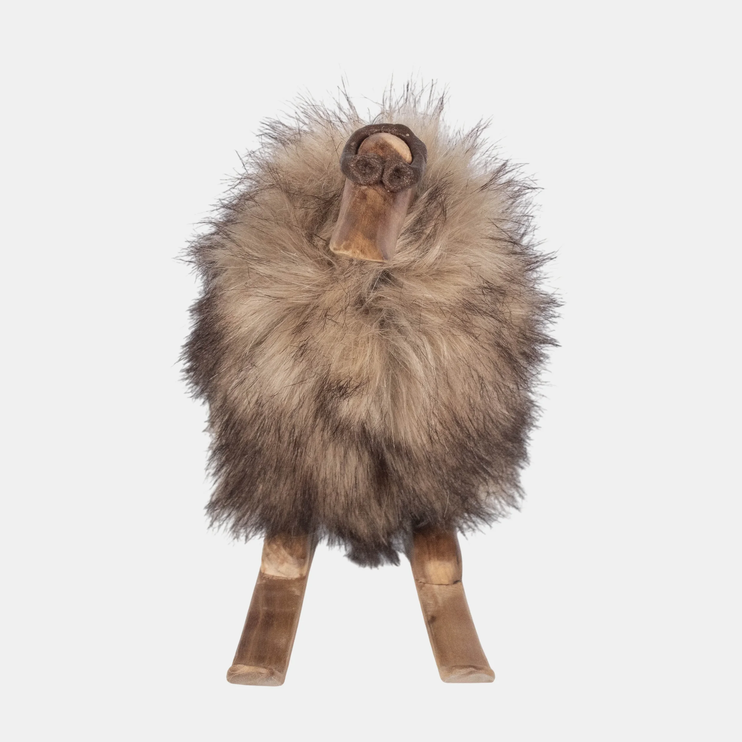 Skiing Duck Decor - Mungur Natural & Faux Fur Brown Black (1)_11zon.webp