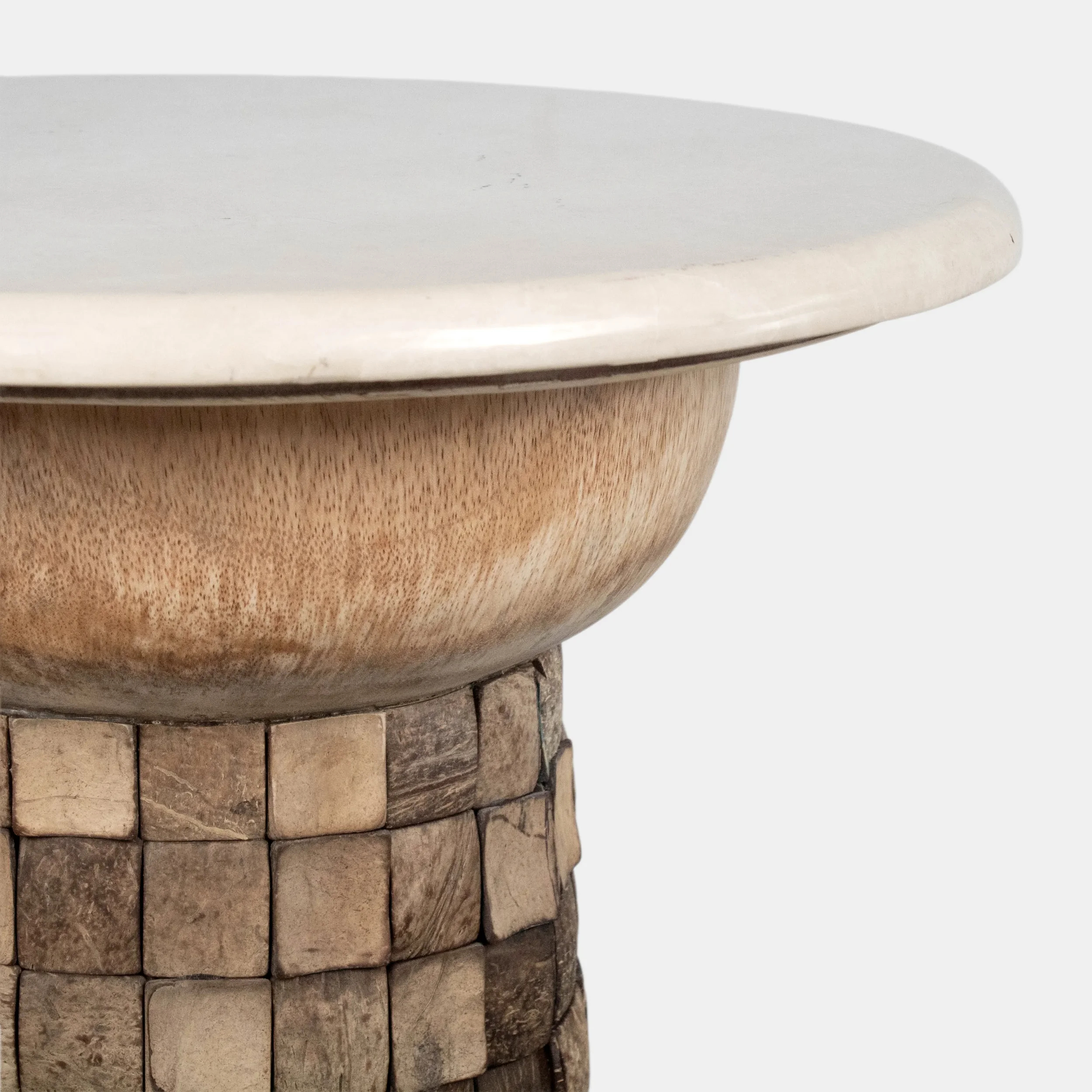 Huaran Side Table V2 - Marble Cream, Mungur Natural & Coconut Chips Natural Grain Bliss HO (2).webp