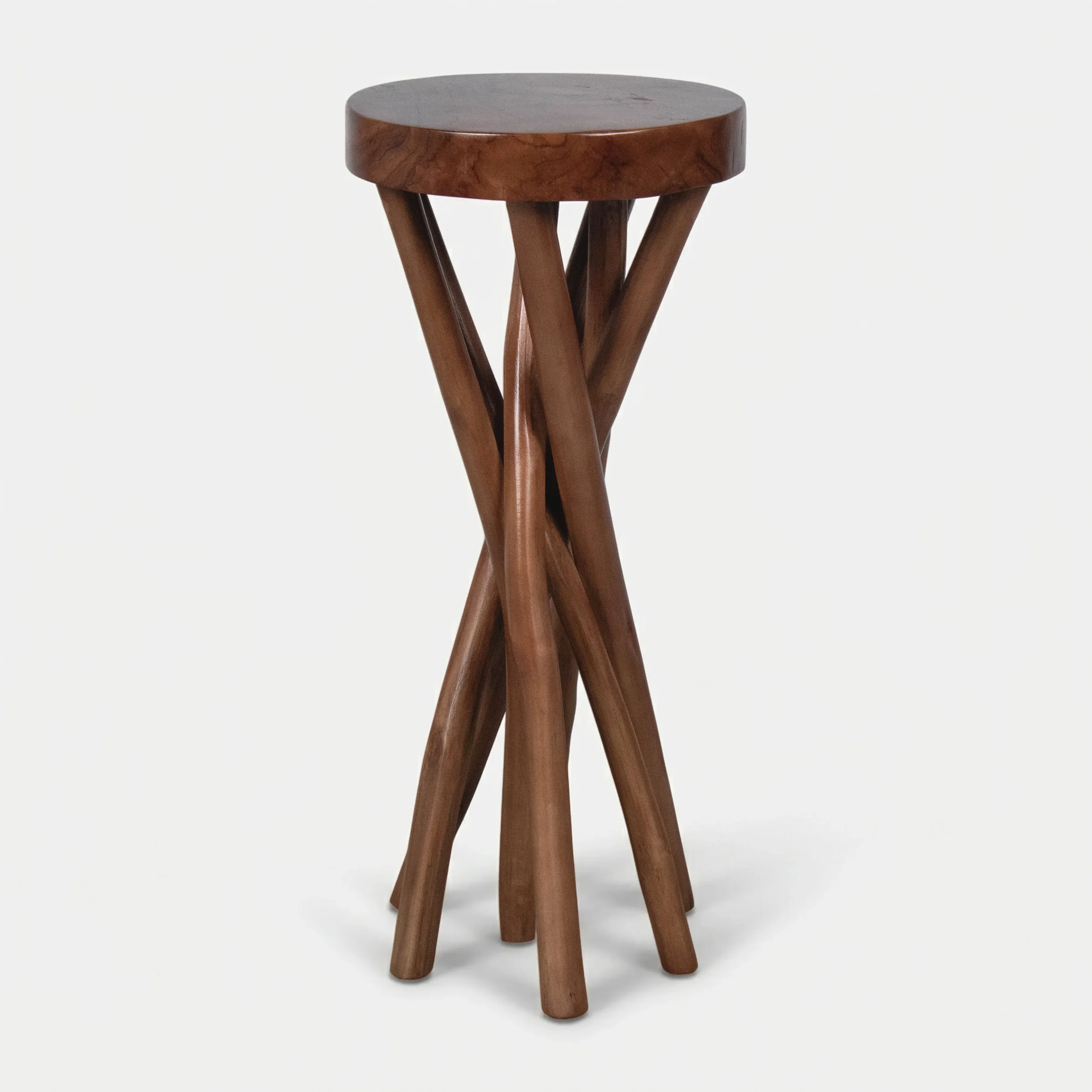 Kizaru Drink Table - Teakwood Walnut Brown (5).webp