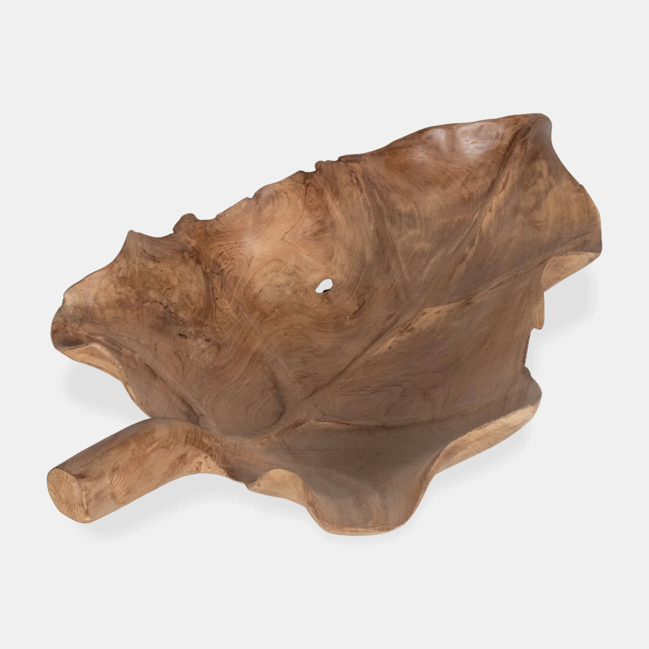 Leaf Bowl A W26 - Teakwood Antique Unfinished (2).webp