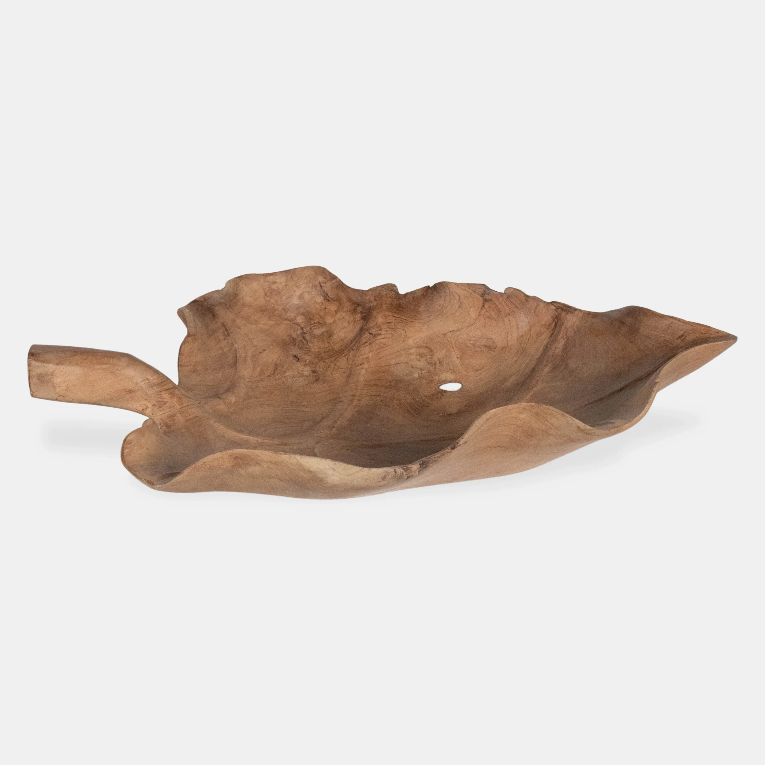 Leaf Bowl A W26 - Teakwood Antique Unfinished (4).webp