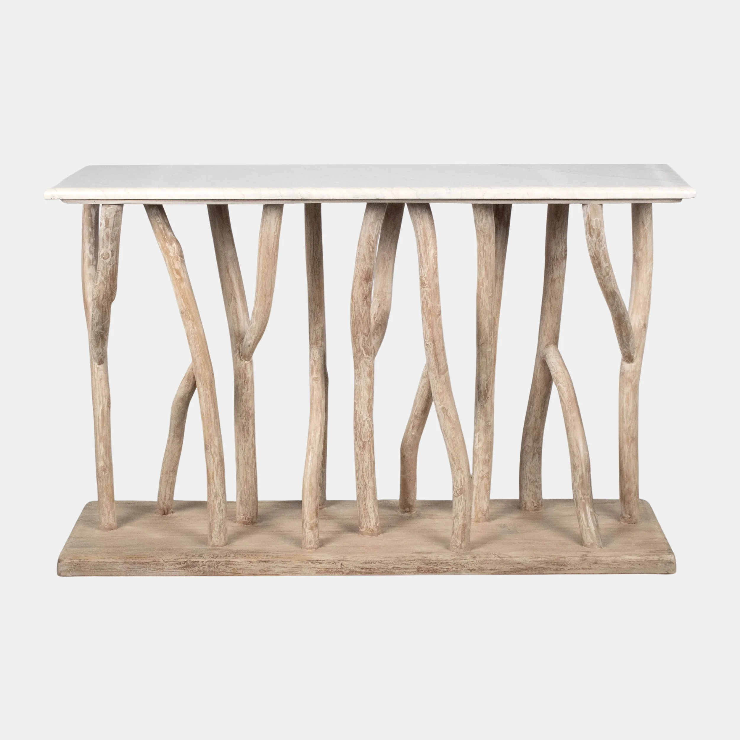 Jasira Console Table - Marble Cream & Teakwood Antique White Wash (1)_11zon.webp