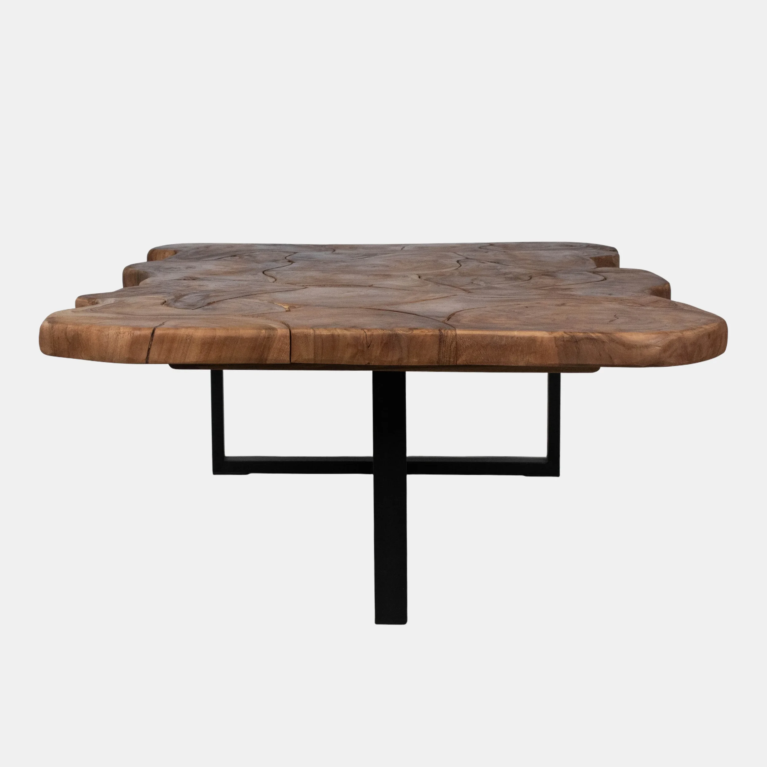 Fancy Coffee Table - Teakwood Natural & Metal Black (5)_11zon.webp