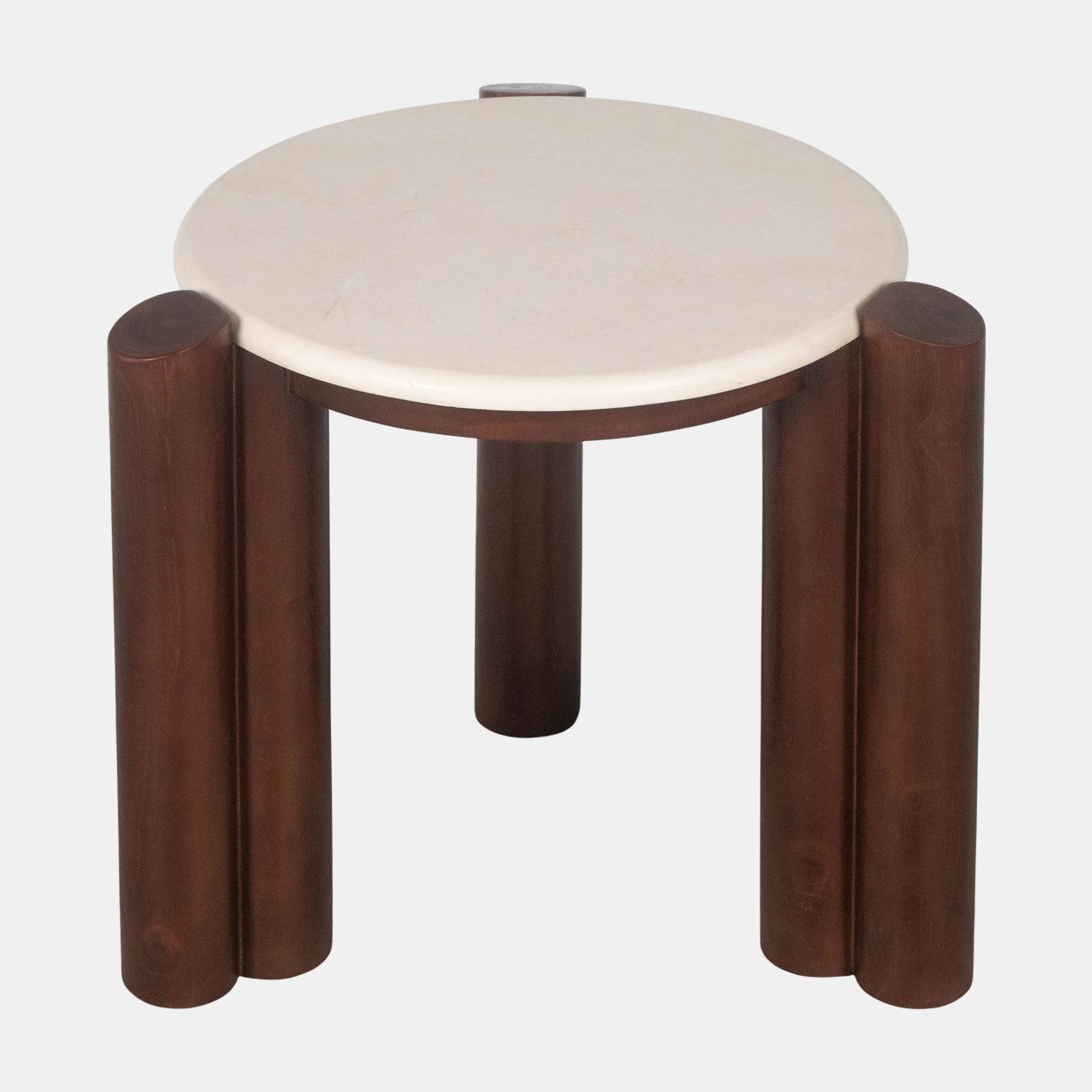 Uranus Side Table - Marble Cream & Teakwood Walnut Brown (3).jpeg