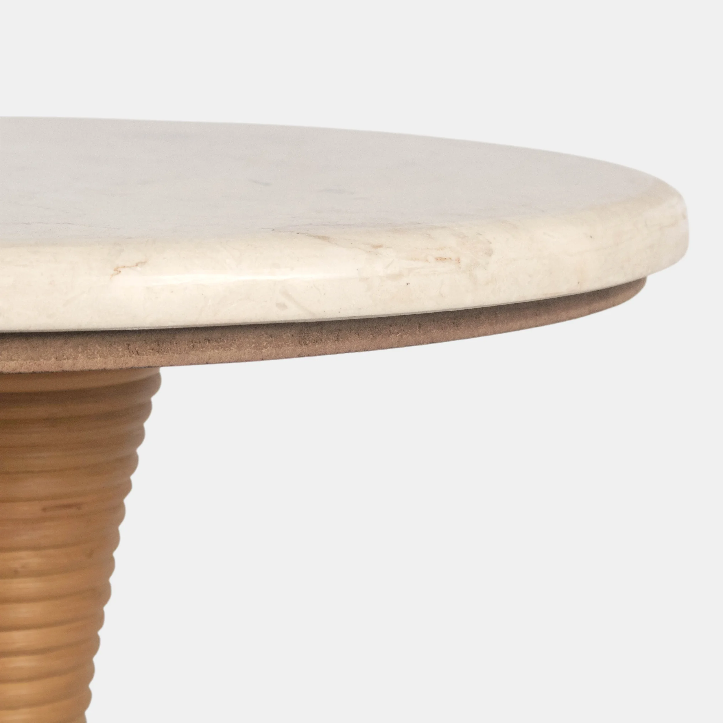 Aviva Side Table - Marble Cream & Rattan Core Natural Honey (2).webp