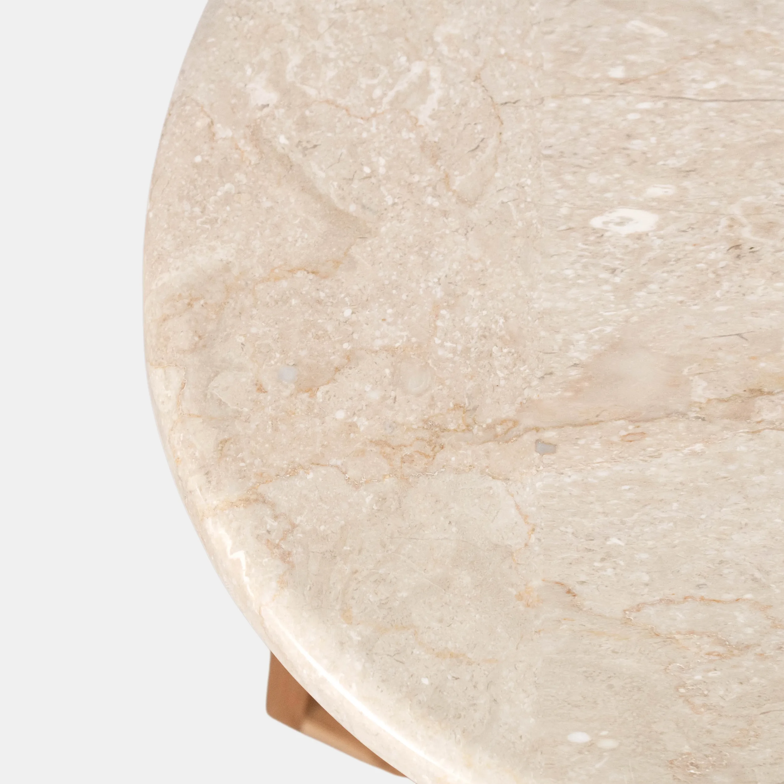Barlin Side Table - Marble Cream & Teakwood Antique Unfinished (4).webp