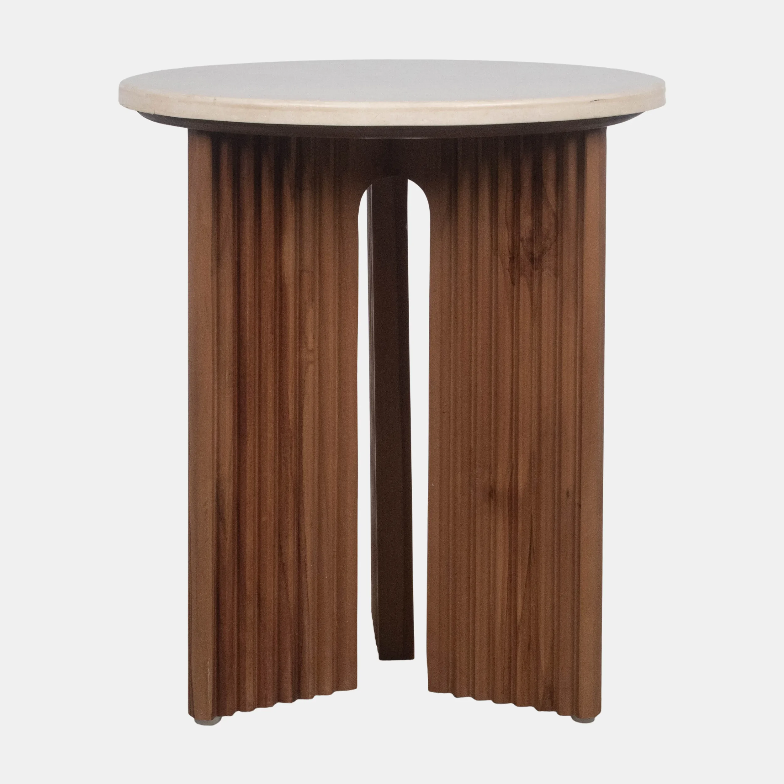 Erona Side Table - Marble Cream & Teakwood Natural Waterresistance (1).webp