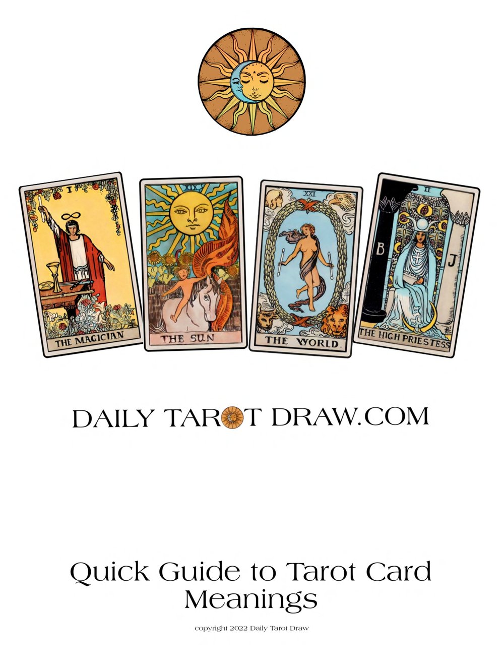 Kom forbi for at vide det gnist Korrespondent Printable Tarot Cards — Daily Tarot Draw
