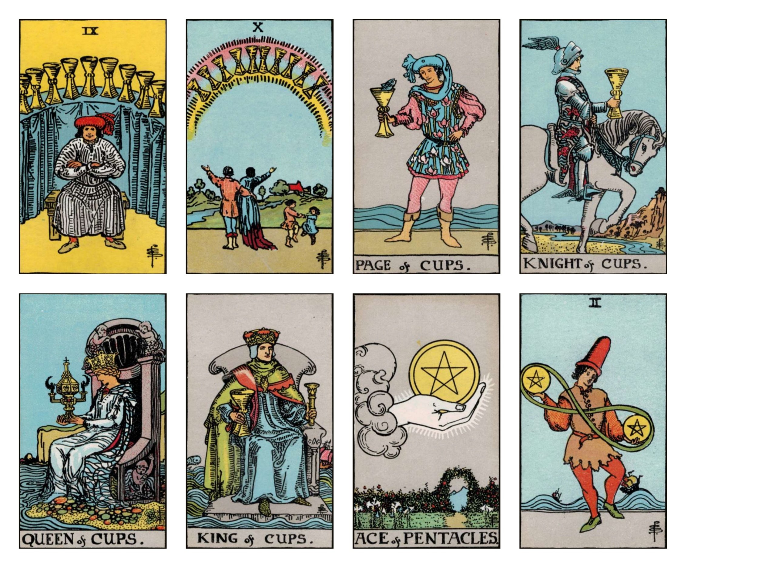 Printable Tarot Cards - 78 Tarot Cards pdf free download — Daily 