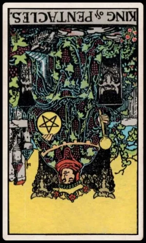 Reversed King of Pentacles