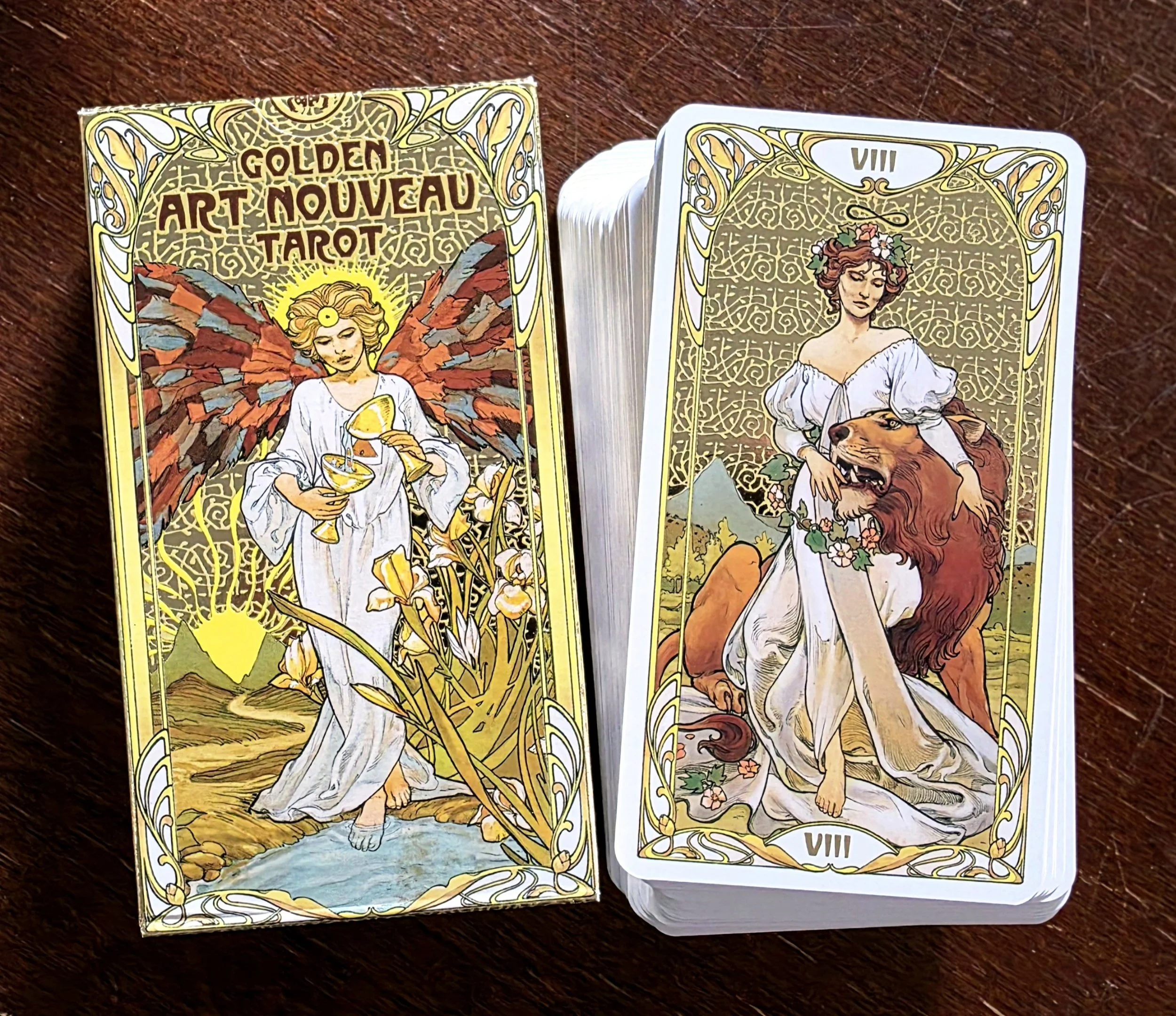 Golden Art Nouveau Tarot